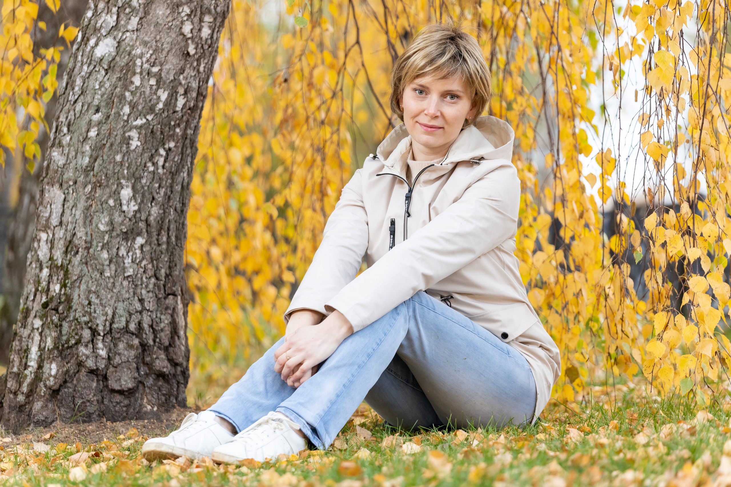 Золотая осень, фотосессия за 10 минут вечером. «Золотой час». Фотограф в Туле Крупский АнДРей. Фотостудия «КАДР71» в Туле