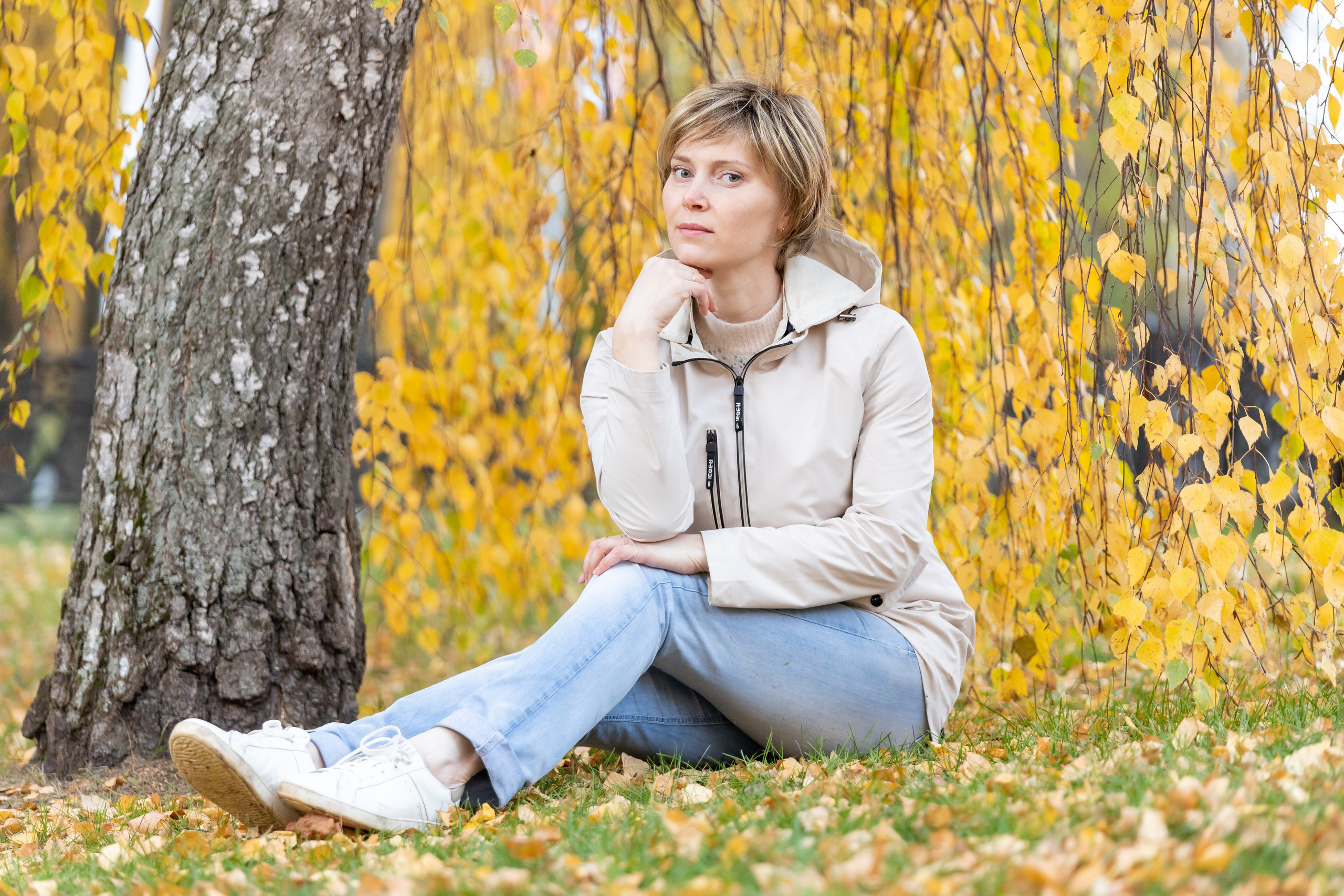 Золотая осень, фотосессия за 10 минут вечером. «Золотой час». Фотограф в Туле Крупский АнДРей. Фотостудия «КАДР71» в Туле