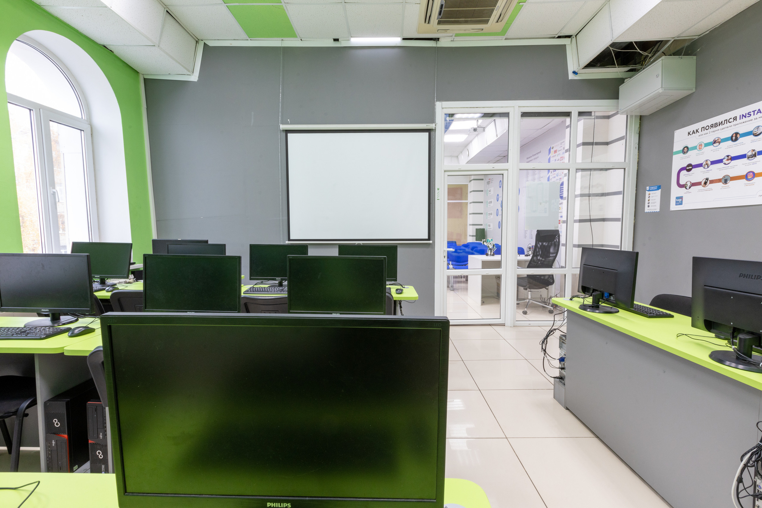 Интерьерная фотосъемка для Компьютерной академия «ТОП», г. Новомосковск. Фотограф в Туле Крупский АнДРей. Фотостудия «КАДР71» в Туле