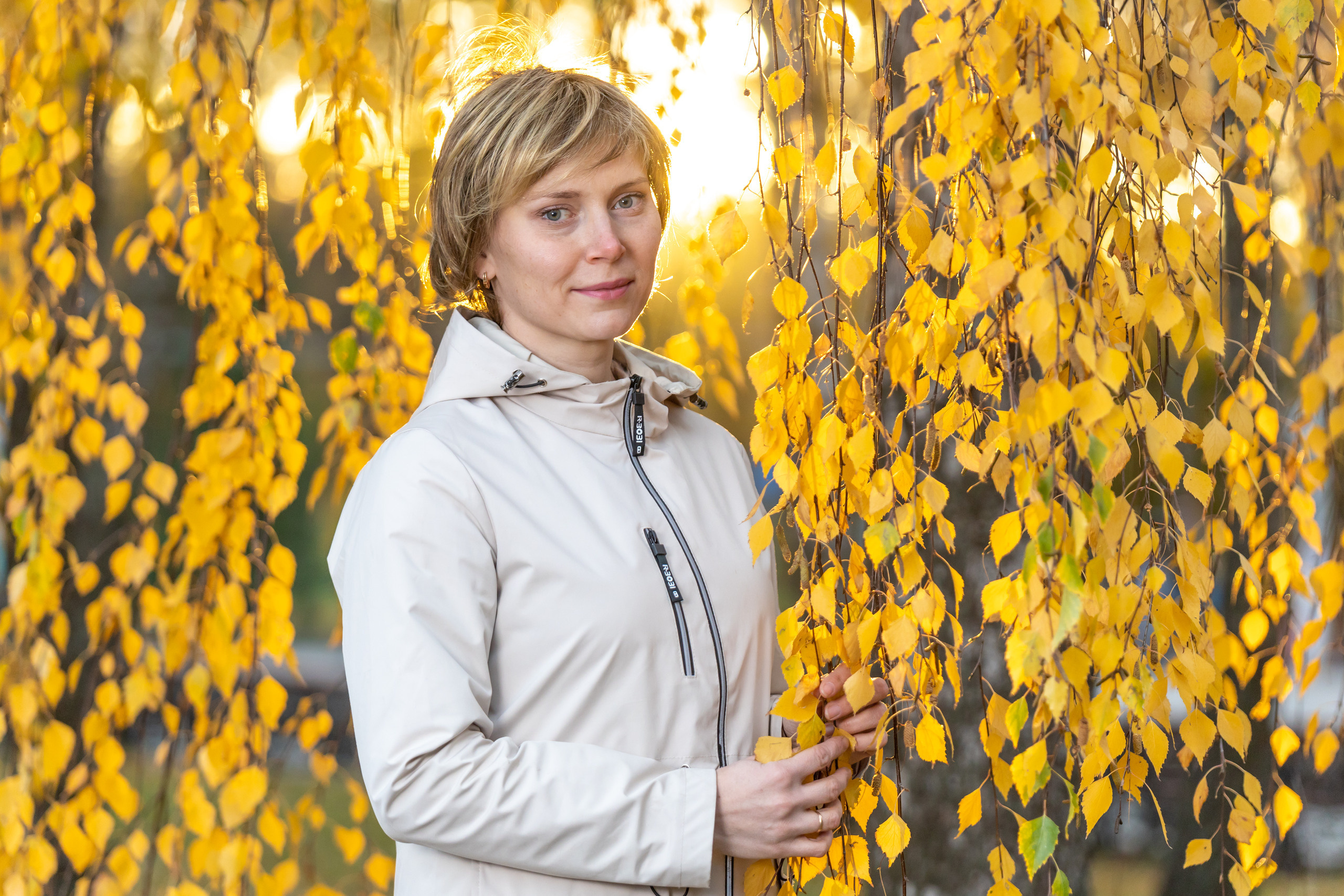 Золотая осень, фотосессия за 10 минут вечером. «Золотой час». Фотограф в Туле Крупский АнДРей. Фотостудия «КАДР71» в Туле