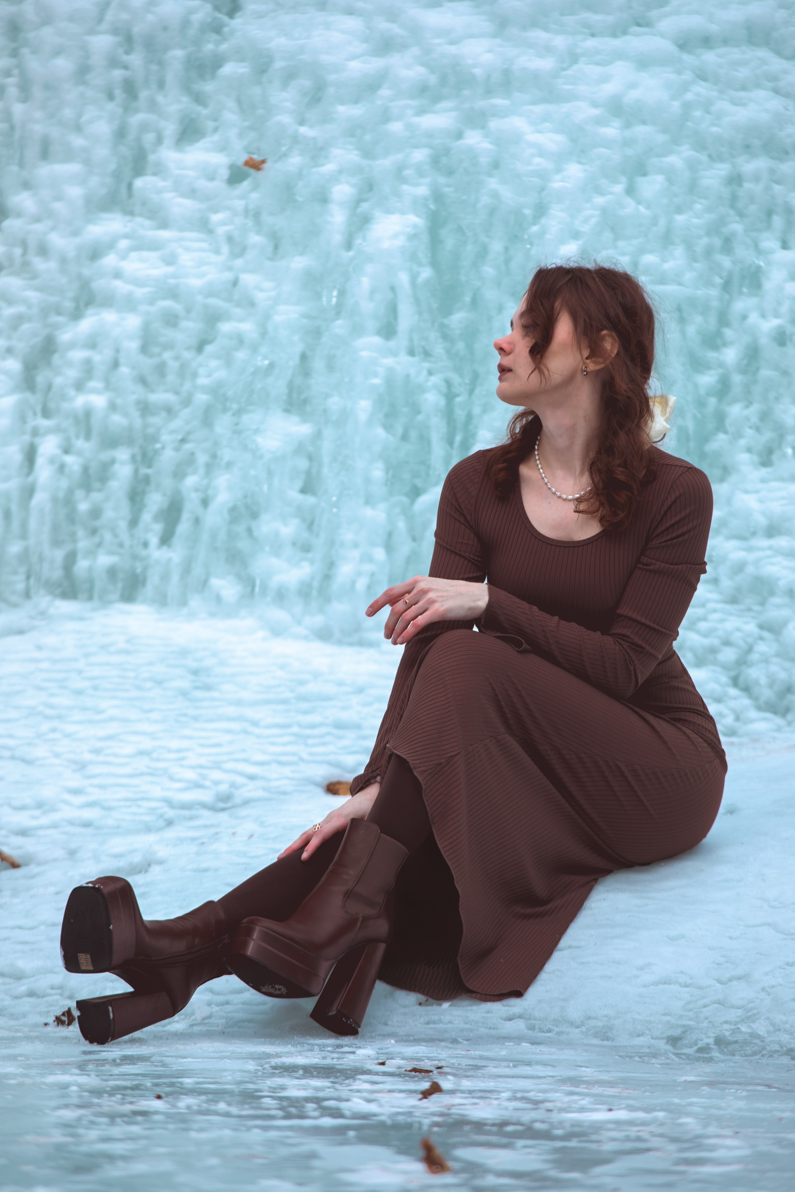 Фотосессии — Замерзшие водопады 2024 — Кравцовские водопады. Твой ламповый фотограф