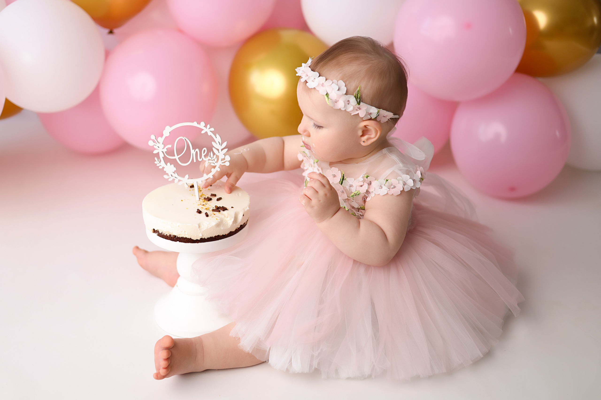 Алене 1 годик. Фотограф новорожденных Москва. Ньюборн фотограф Москва