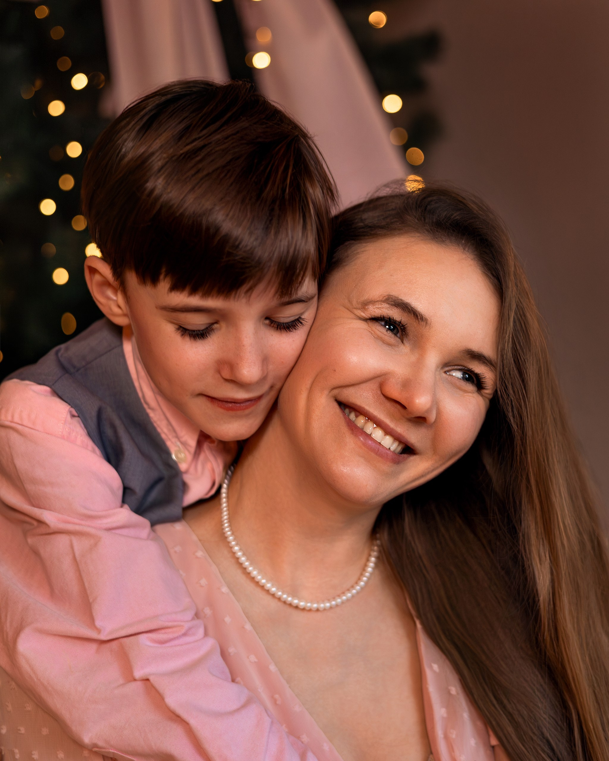 Новогодняя семейная съемка. Детский и семейный фотограф Елена Михайлова в Москве