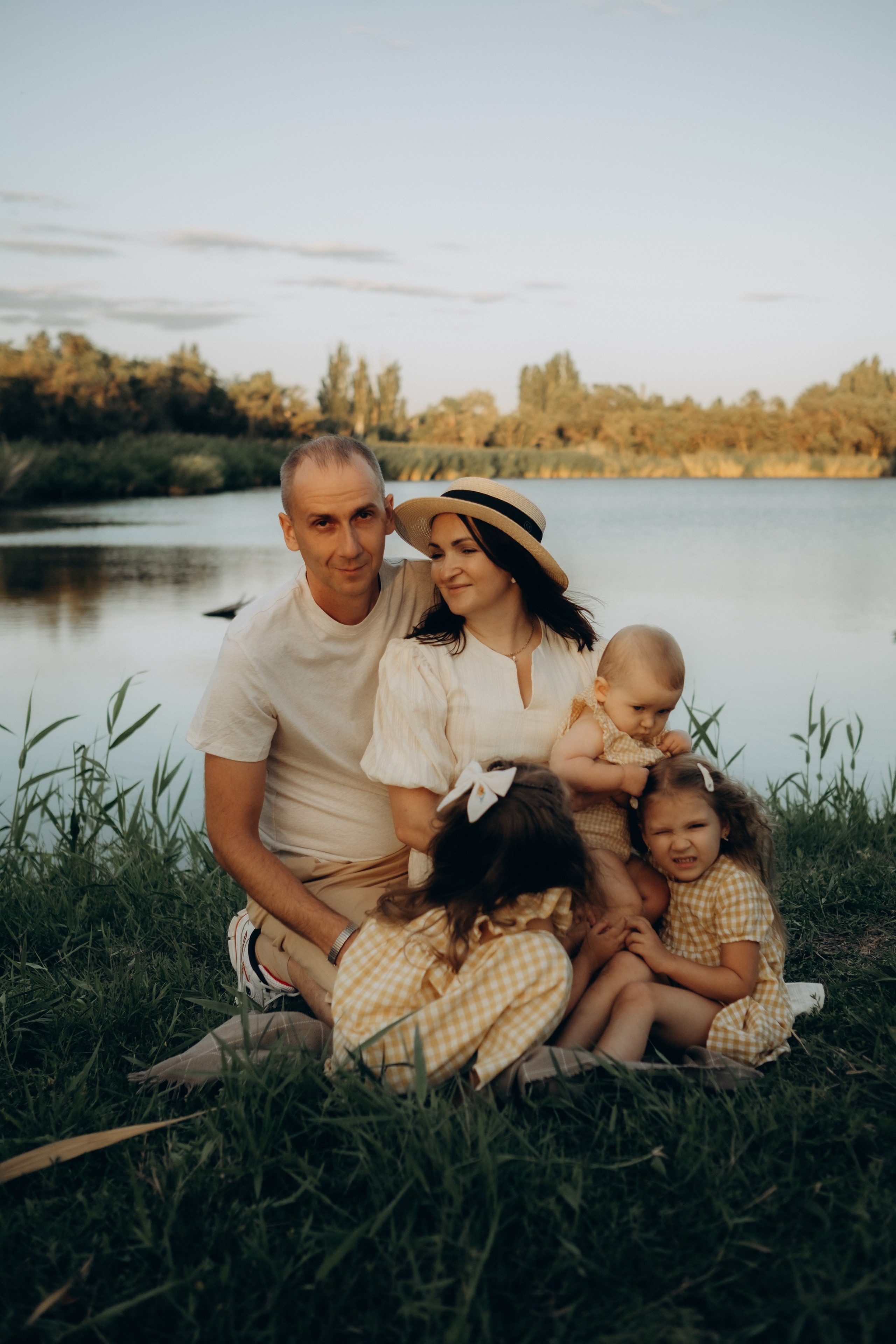 Семейная история на озере Сарпа. Фотограф в Москве Ольга Елоева