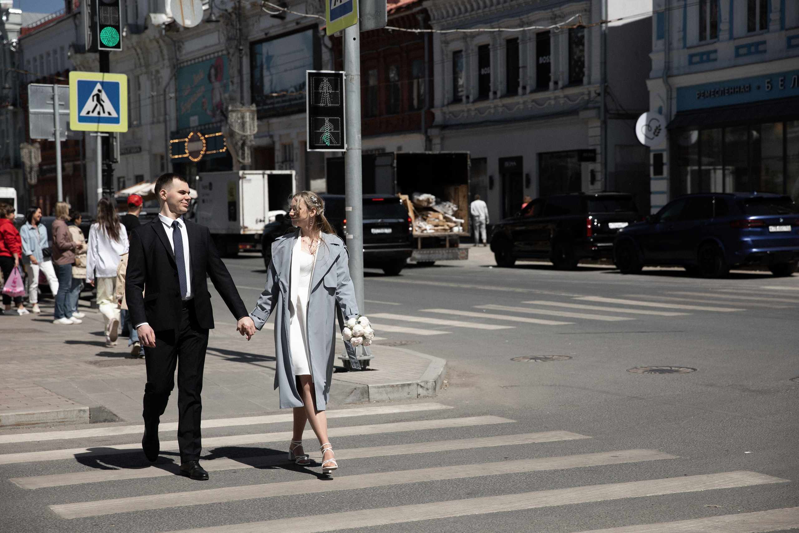 Свадебная прогулка Максима & Алины. Свадебный фотограф Самара Ирина Захарова