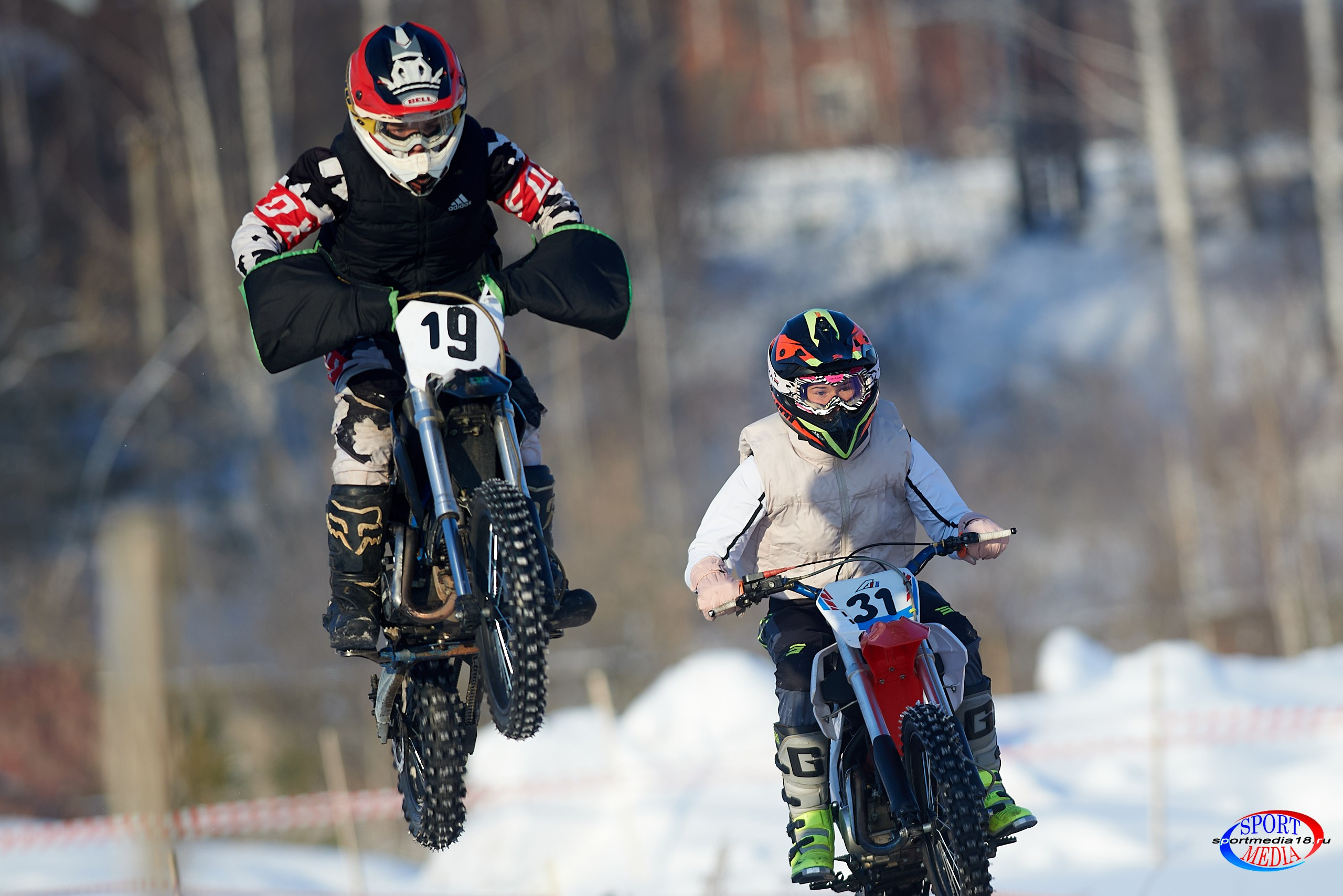 3 этап Кубка Удмуртской Республики по мотокроссу. Воткинск 23.02.2025. Спортивный репортажный фотограф в Ижевске Сергей Мерзляков