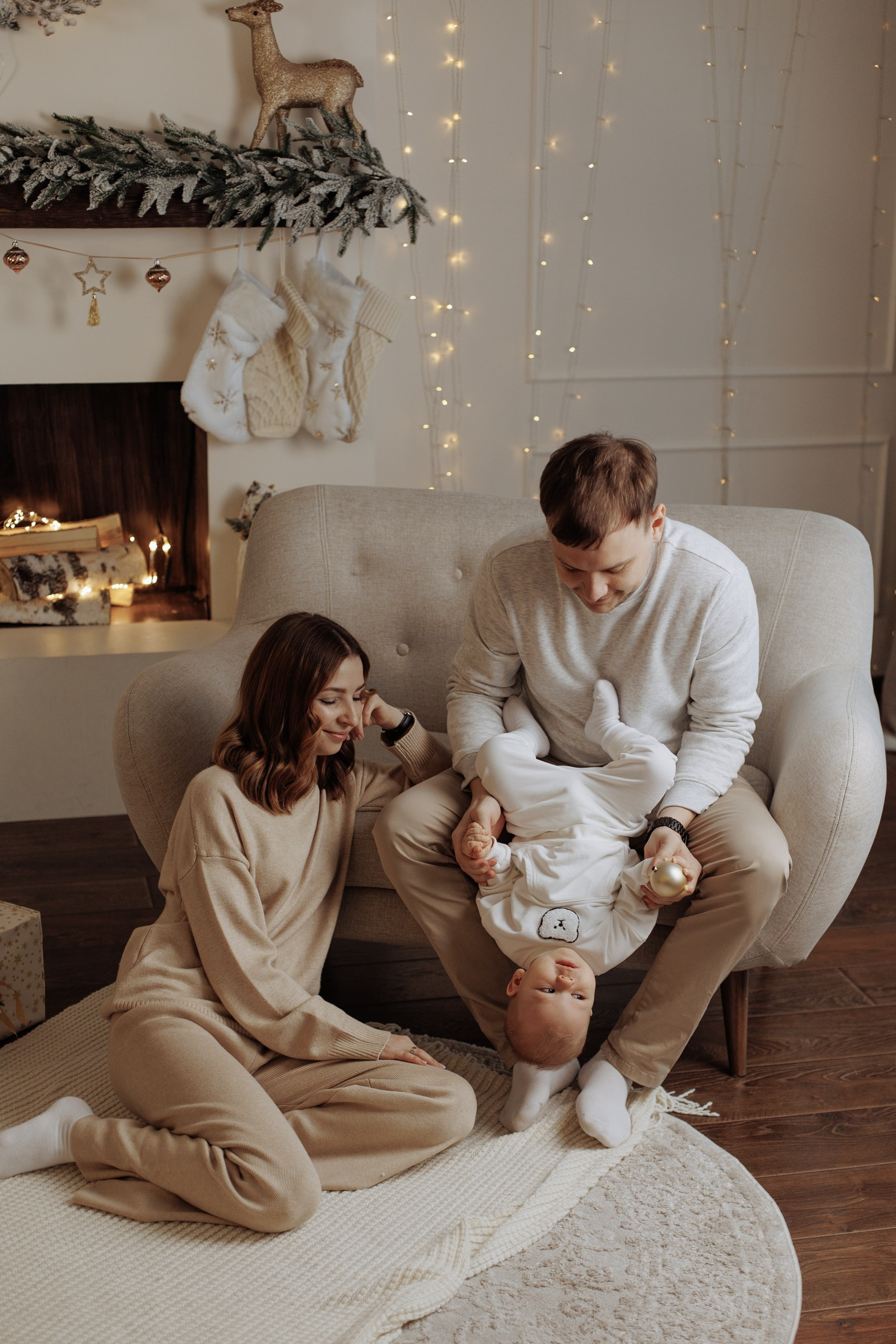 Семейная фотосессия «студия». Свадебный фотограф