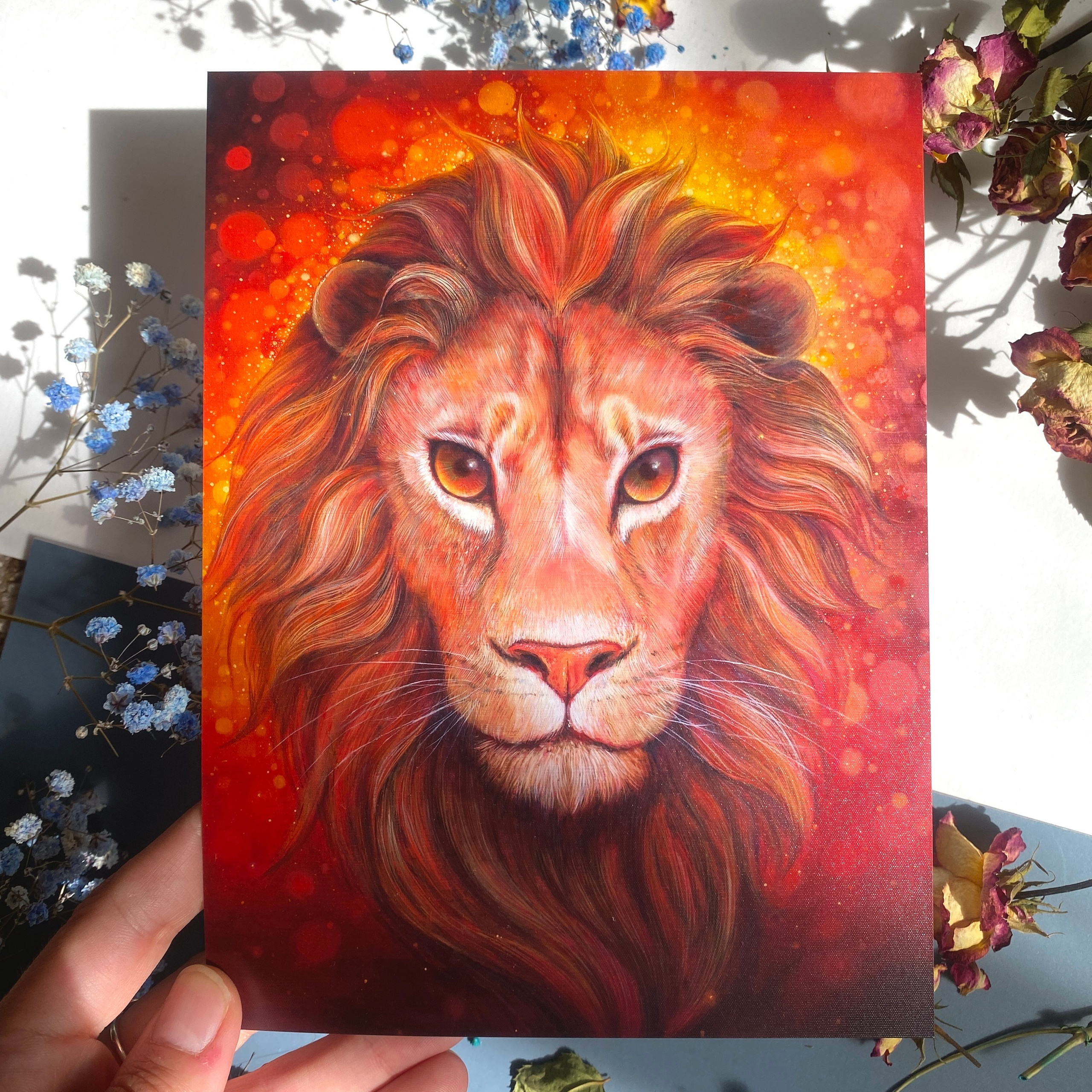 Картина со львом в подарок купить