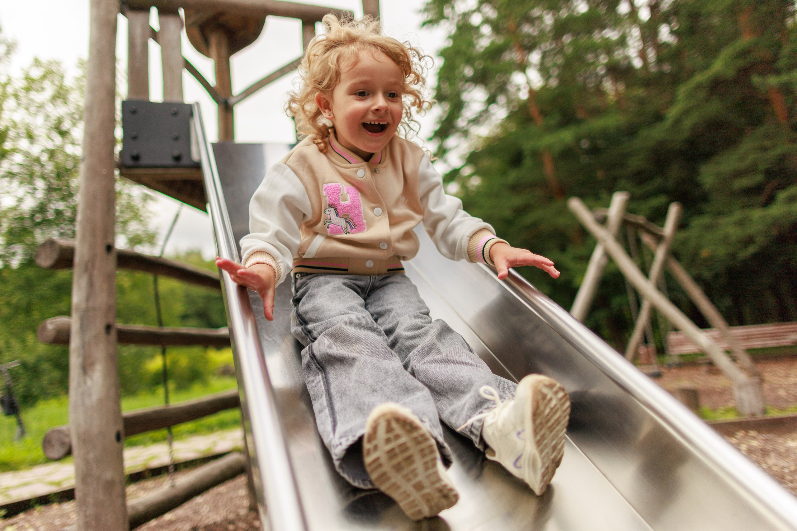 Детская фотосессия на прогулке