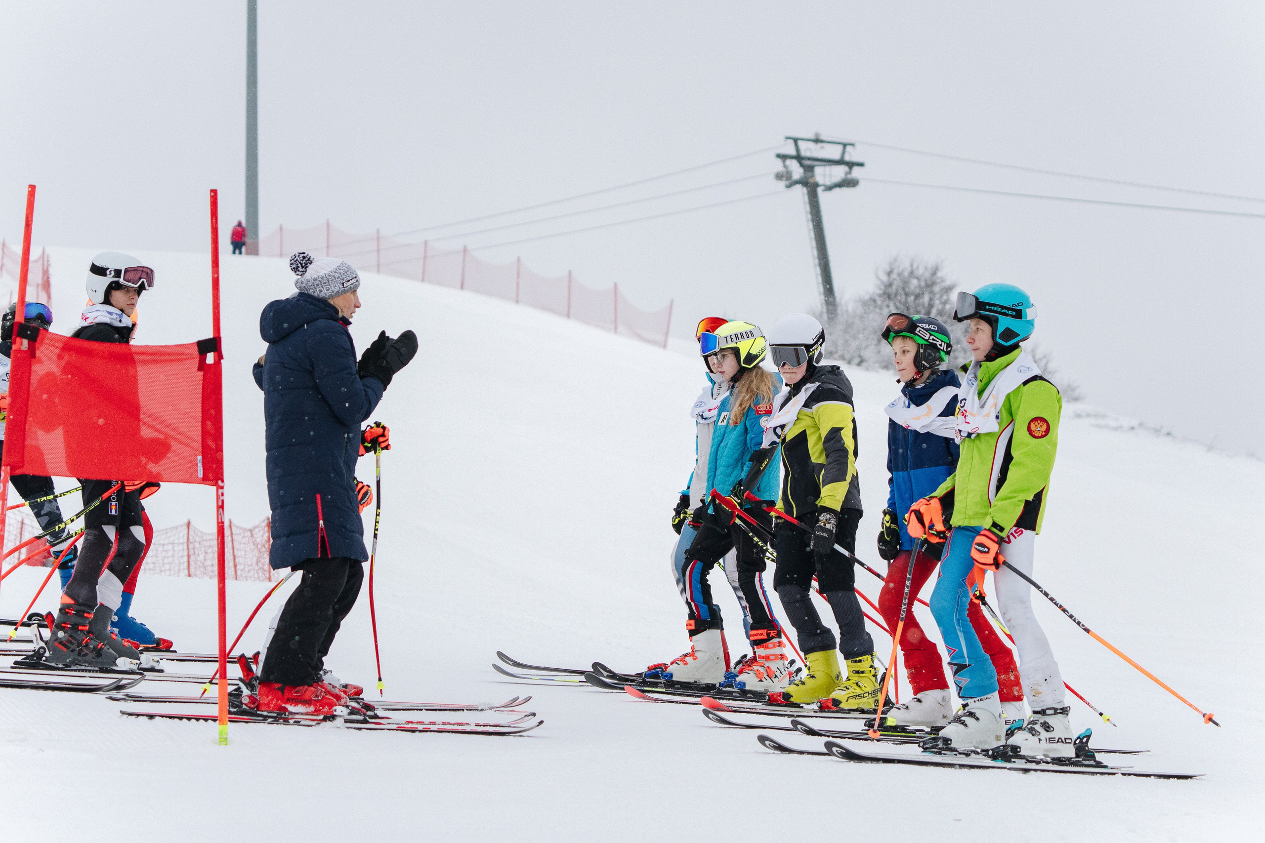 Горные лыжи. Первенство Центрального Федерального Округа. GS U14 Шуколово. Фотограф Студитский Евгений