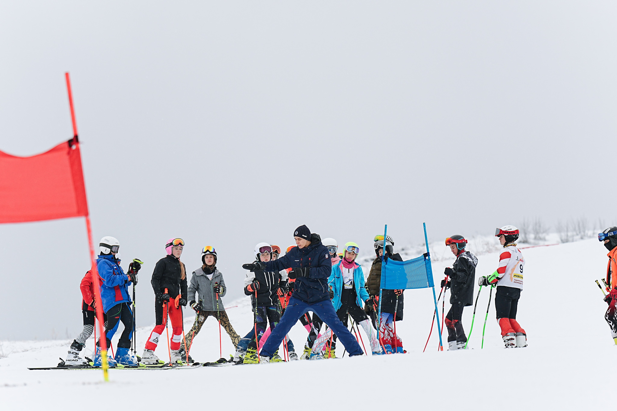 Горные лыжи. Первенство Центрального Федерального Округа. GS U14 Шуколово. Фотограф Студитский Евгений