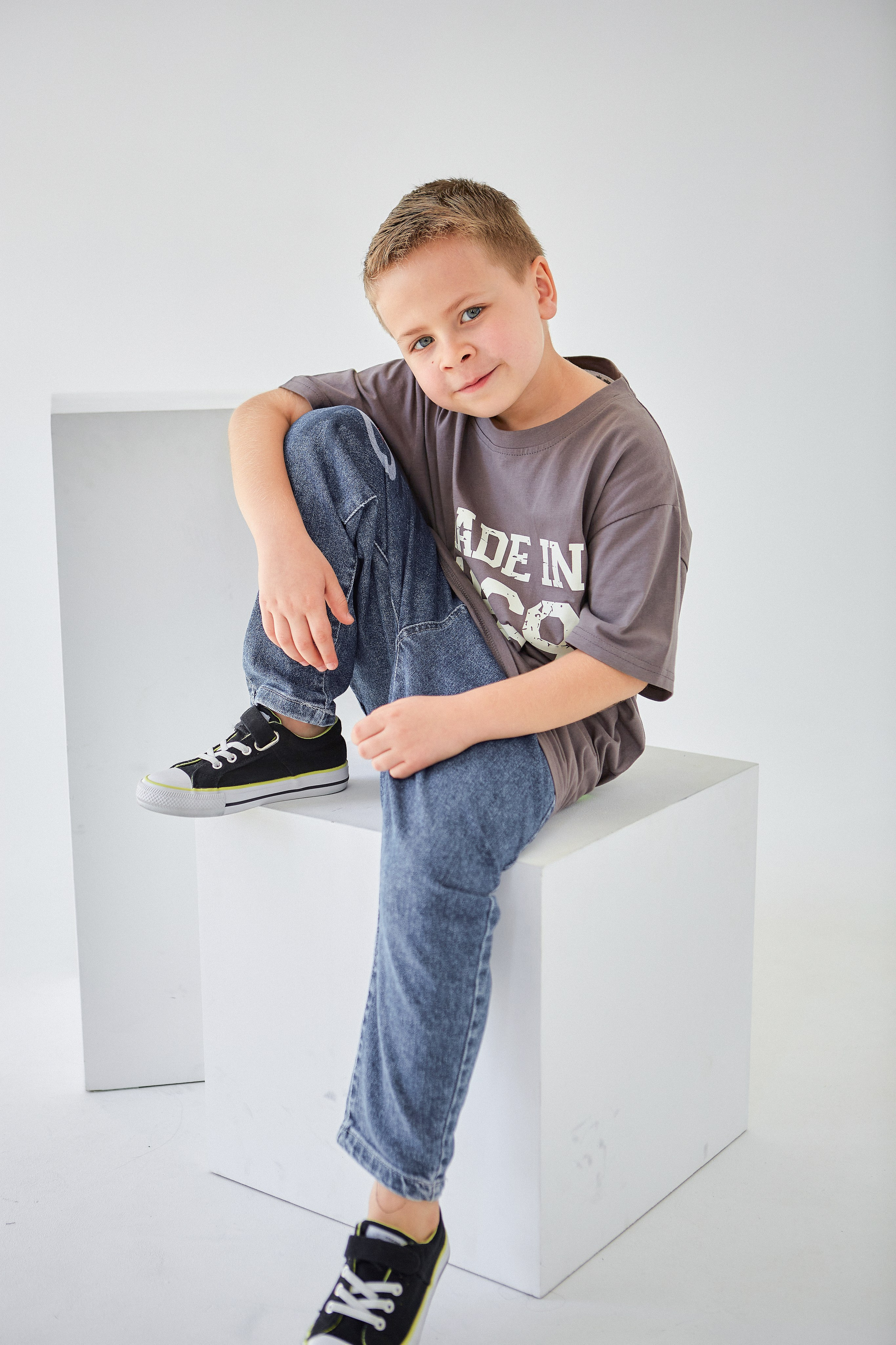 Богдан, 8 лет, рост 134 см. Efimova Model Agency