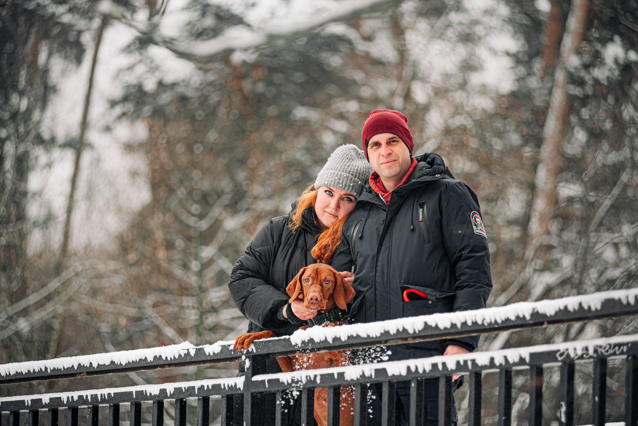 Семья Доры — прогулка с Леной и Лешей. Фотограф — анималист Саратов/Москва|Плужникова Юлия