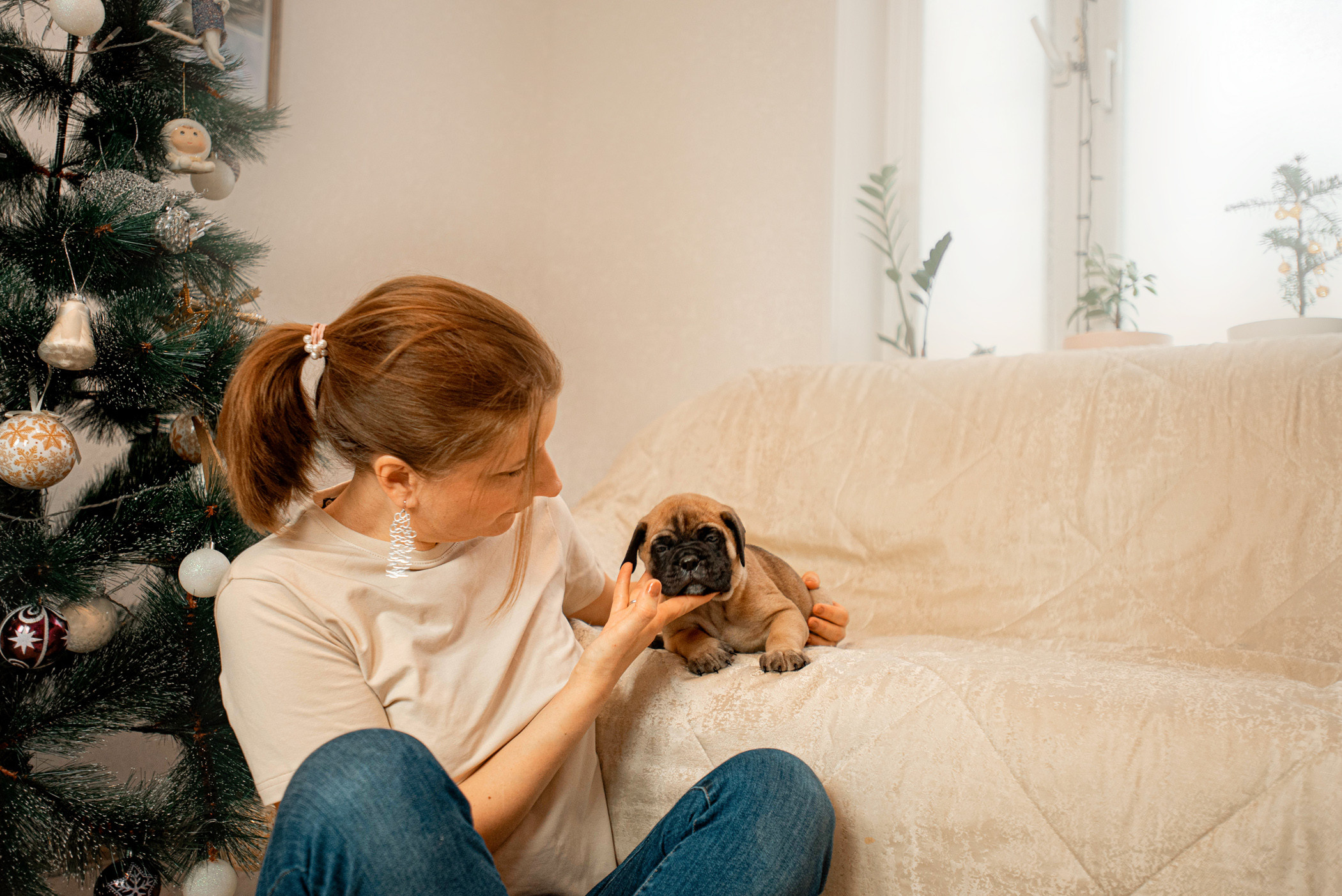 Семейная съемка с щенками. Фотограф — анималист Саратов/Москва|Плужникова Юлия