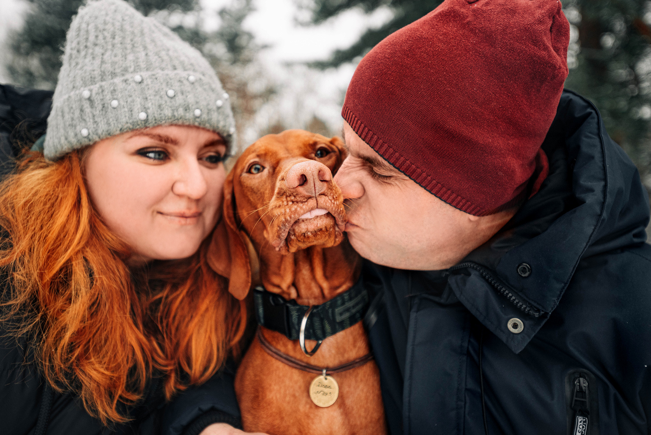 Семья Доры — прогулка с Леной и Лешей. Фотограф — анималист Саратов/Москва|Плужникова Юлия