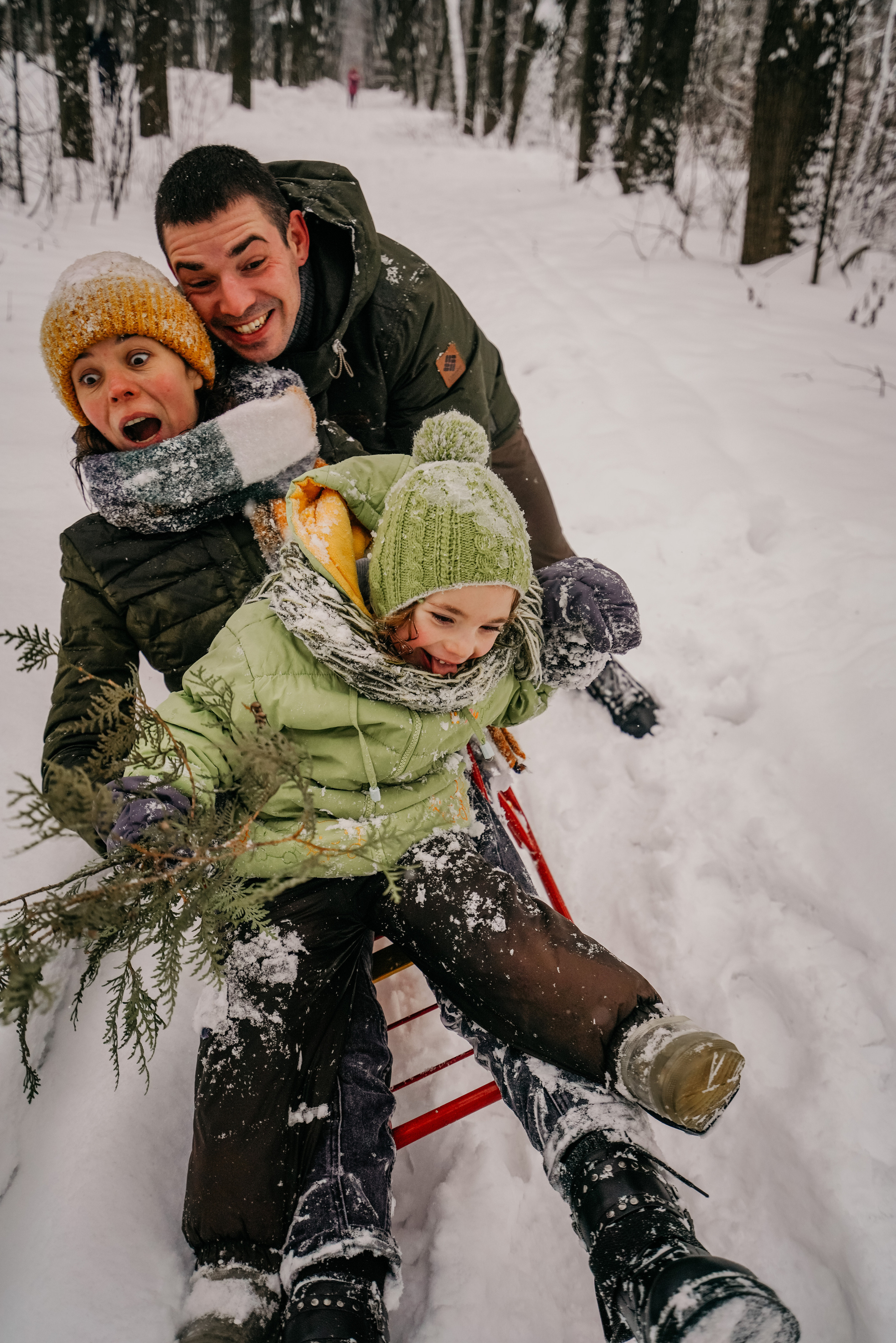 Дело было зимой. Свадебный и семейный фотограф Ястребова Маргарита