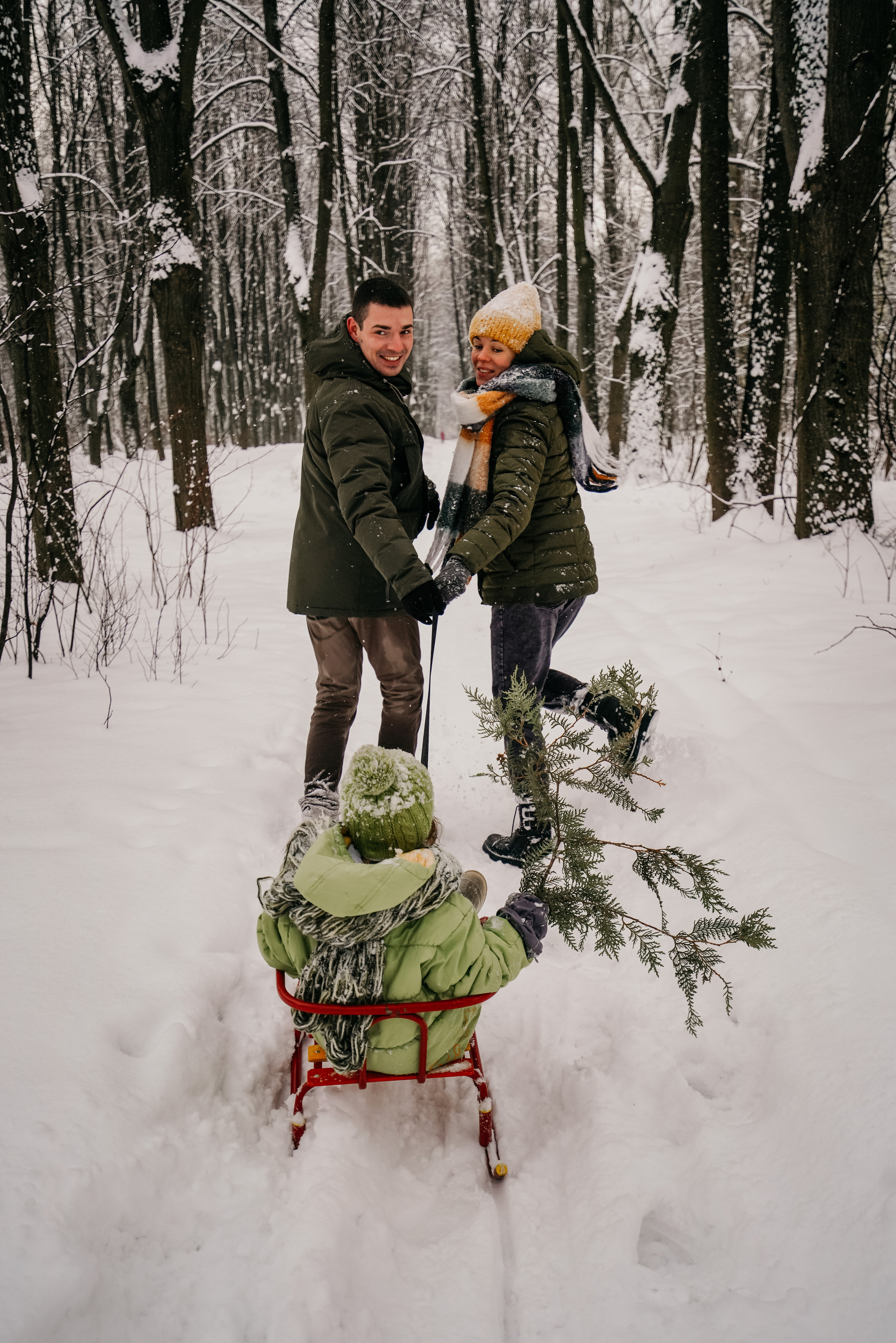 Дело было зимой. Свадебный и семейный фотограф Ястребова Маргарита