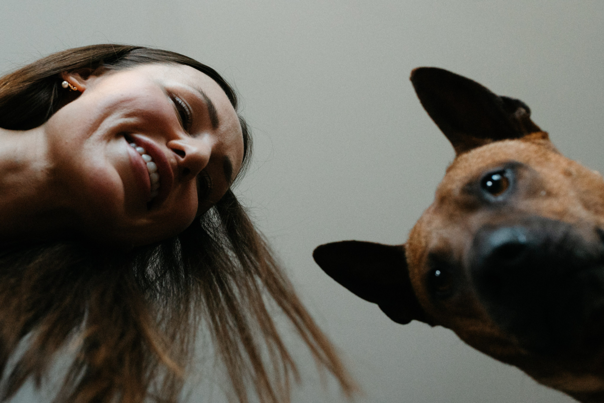 Оксана и Зевс. Фотограф анималист в Москве Ольга Агушева