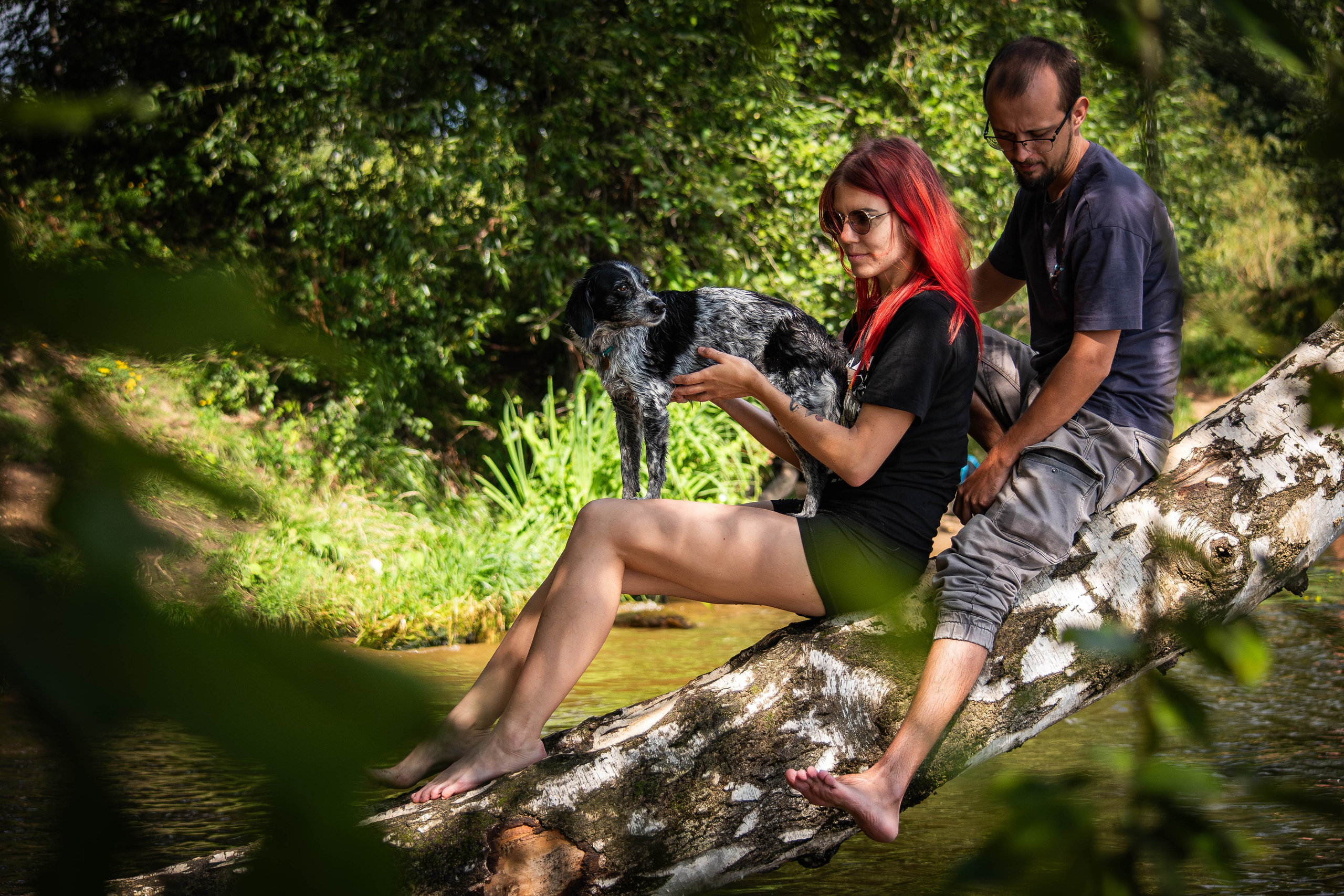 Берта, Ангелина и Витя. Фотограф Светлана Блинова, Москва и Московская область