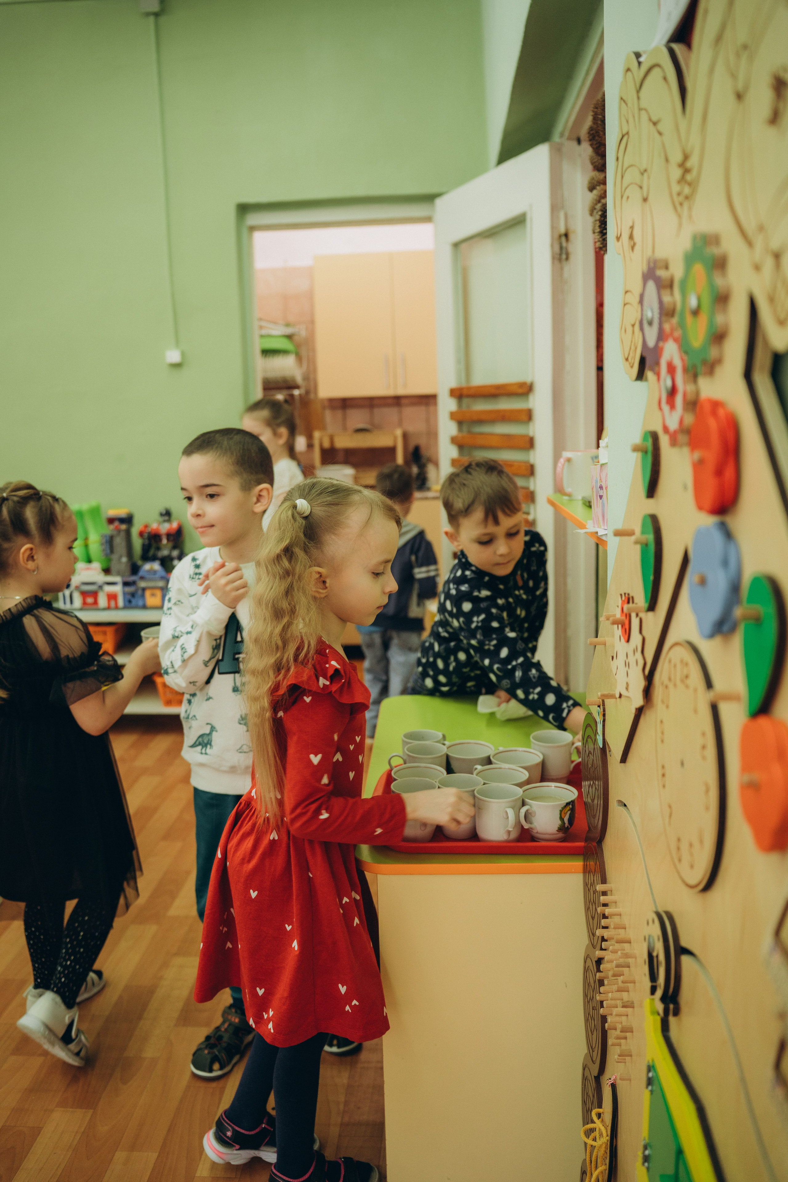 Репортаж в саду. Семейный фотограф • Домашние съемки в Нижнем Новгороде
