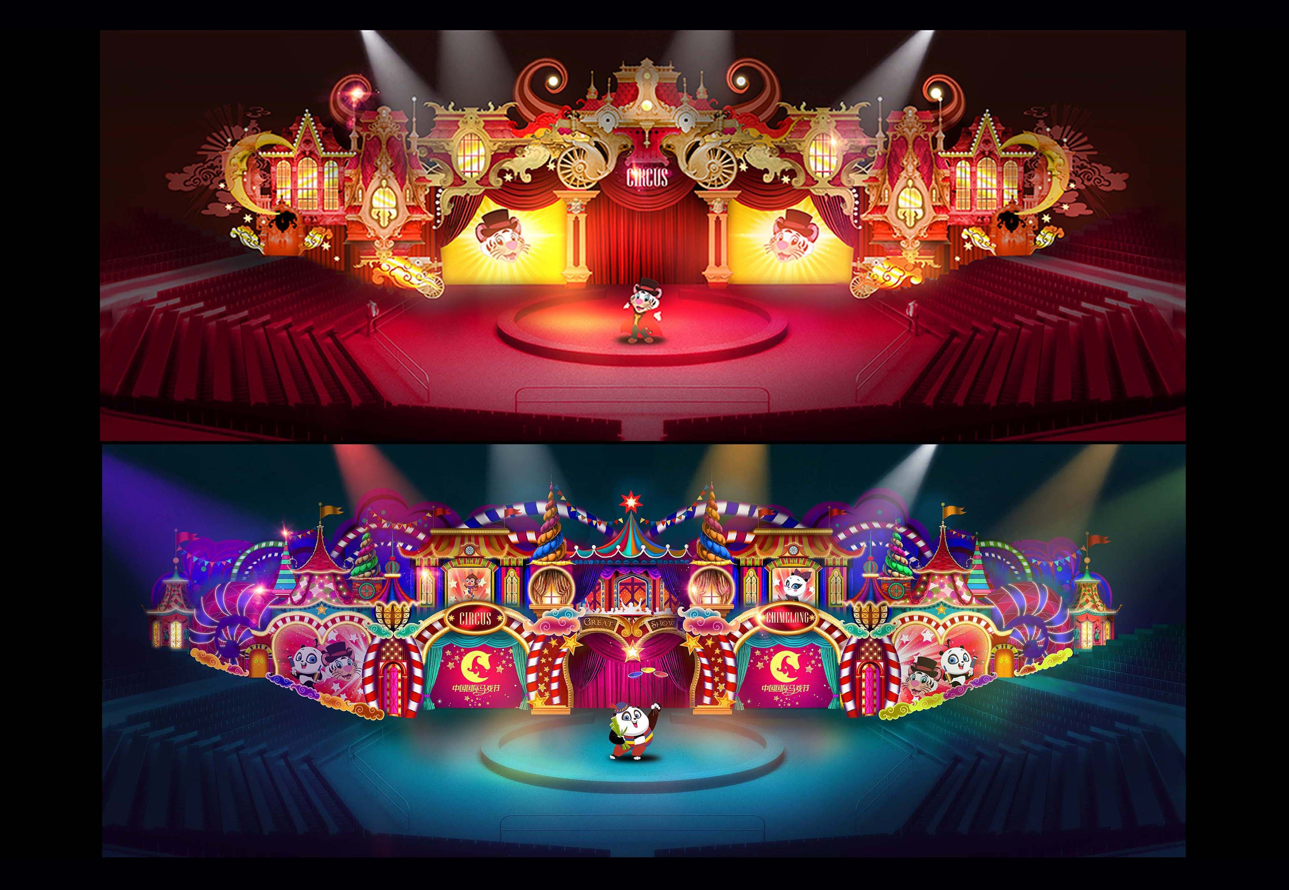 STAGE CONCEPTS. Munina Dina. Set design portfolio