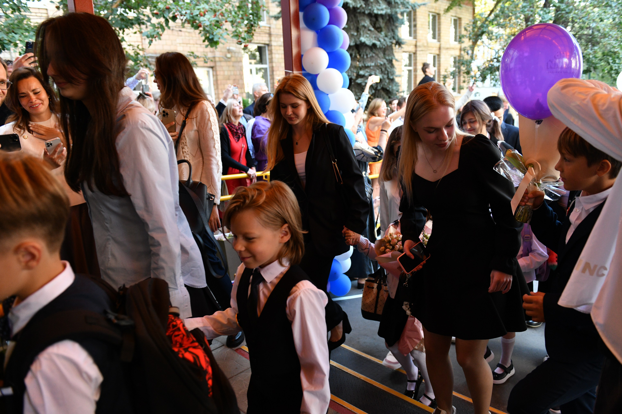 Линейка 1 класс. Свадебный и портретный фотограф в Москве Галина Борисова