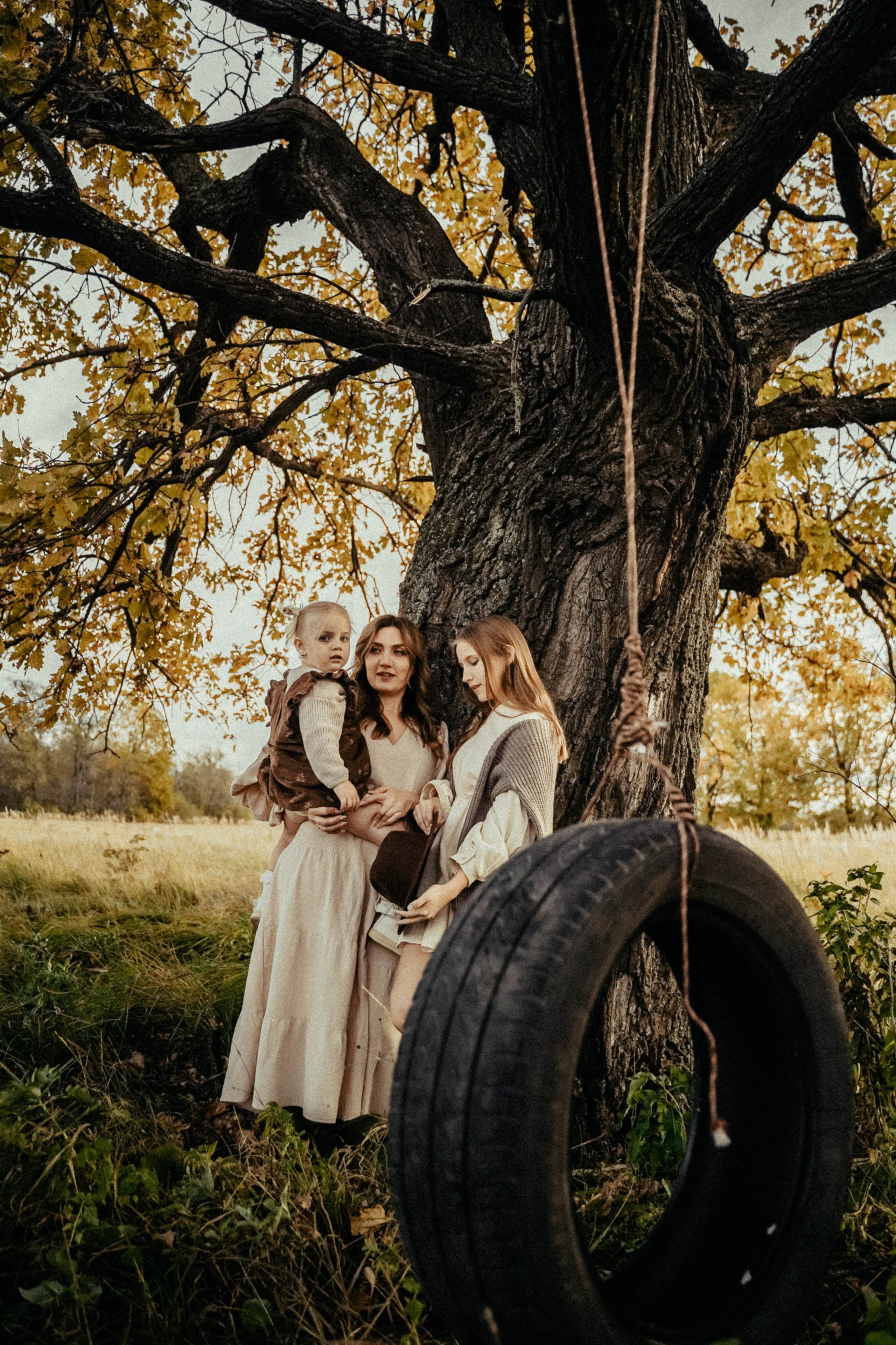 Семья на природе