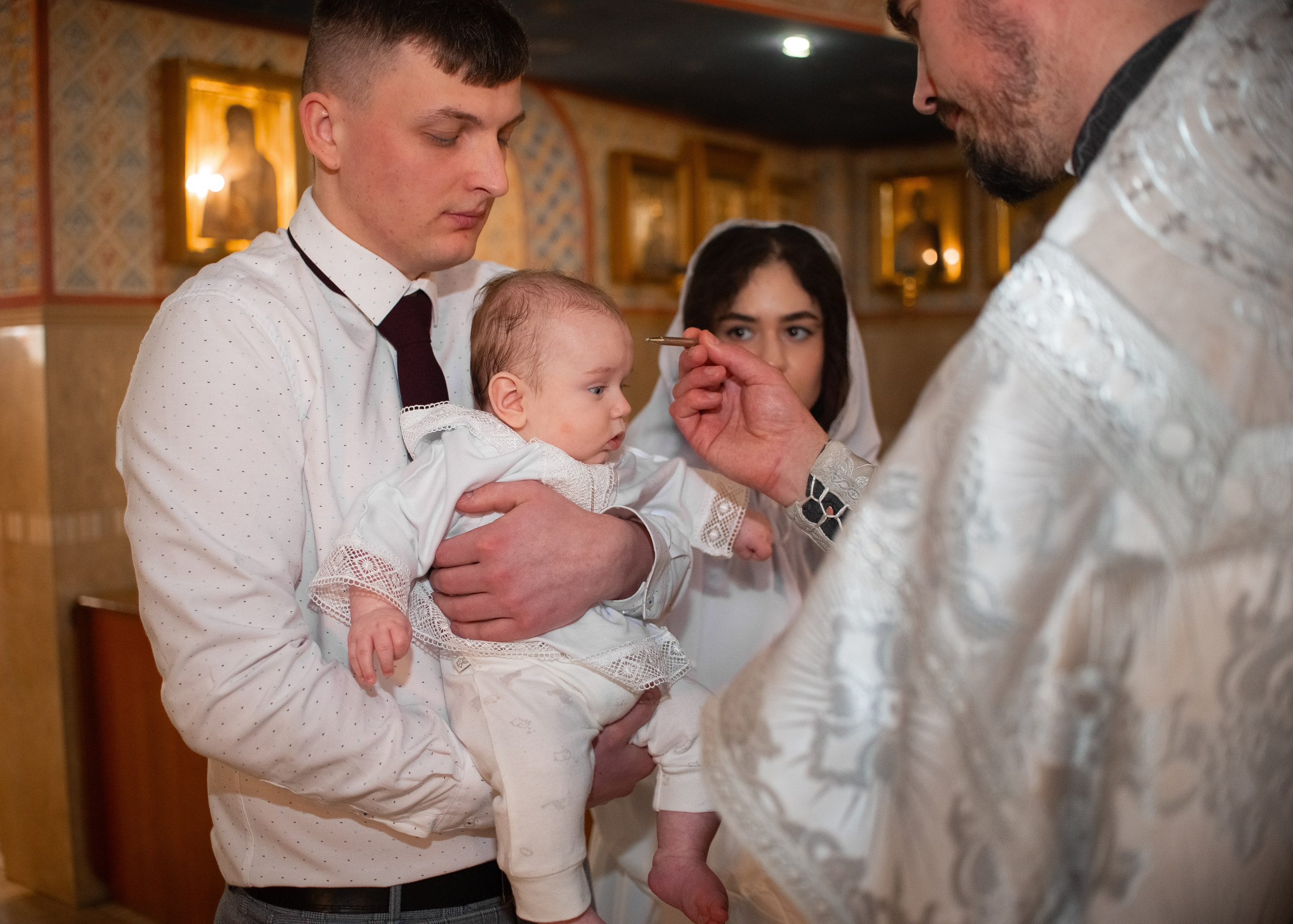 Крещение Тимофея в хр.Андрея Первозванного. Семейный фотограф на выписку из роддома и крещение Минск Настя Гришук