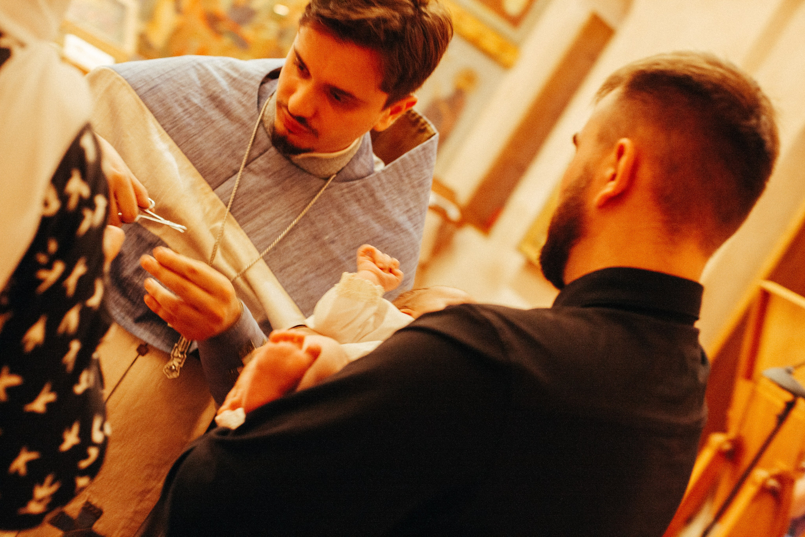 Крещение в храме Антипы, стиль «Kodachrome 64». Фотограф на крещение/венчание