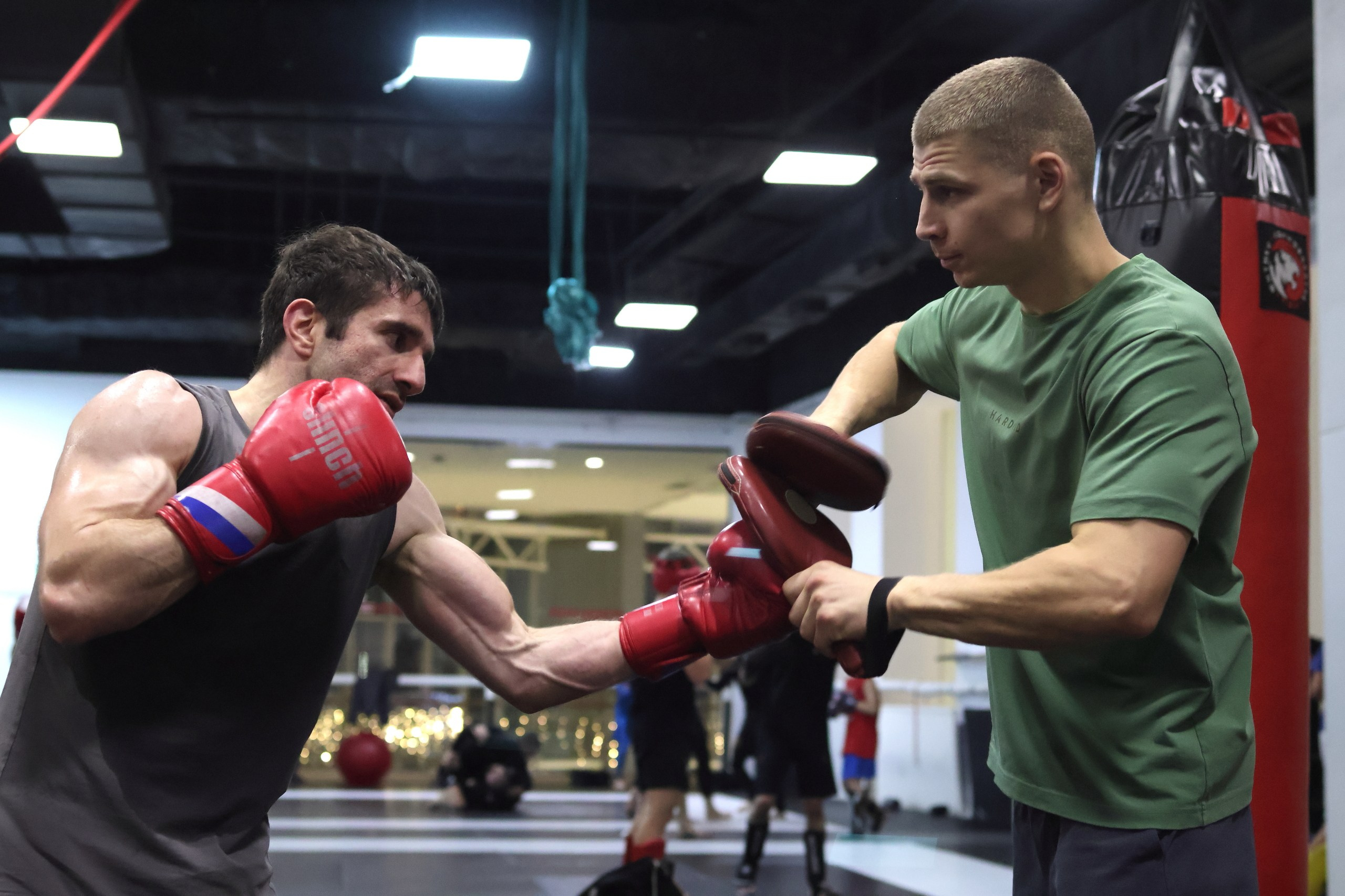 Тренировка по боксу в клубе Tiger. Спортивный и репортажный фотограф Ермакова Светлана