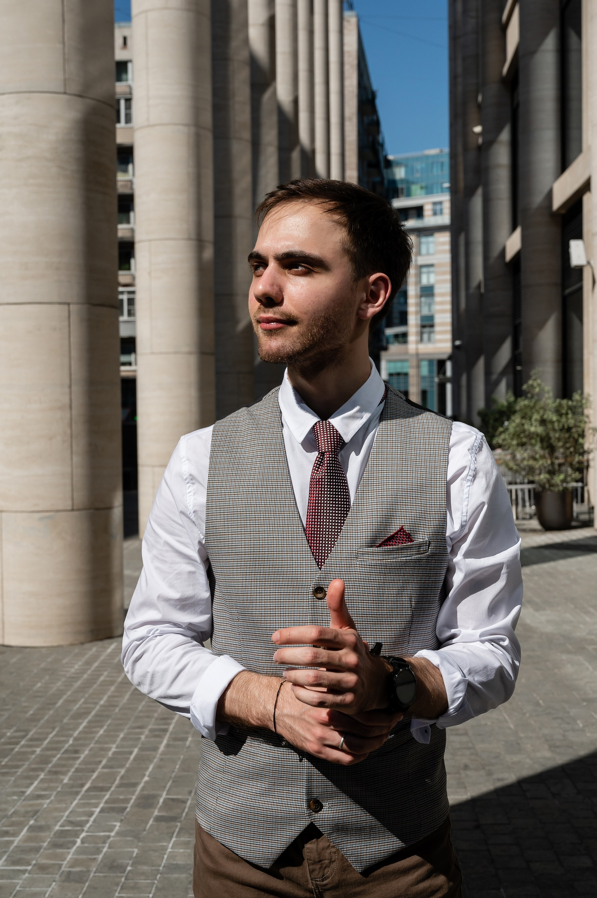 Зеркальный дворик. Свадебный и семейный фотограф из Санкт-Петербурга Климов Анатолий