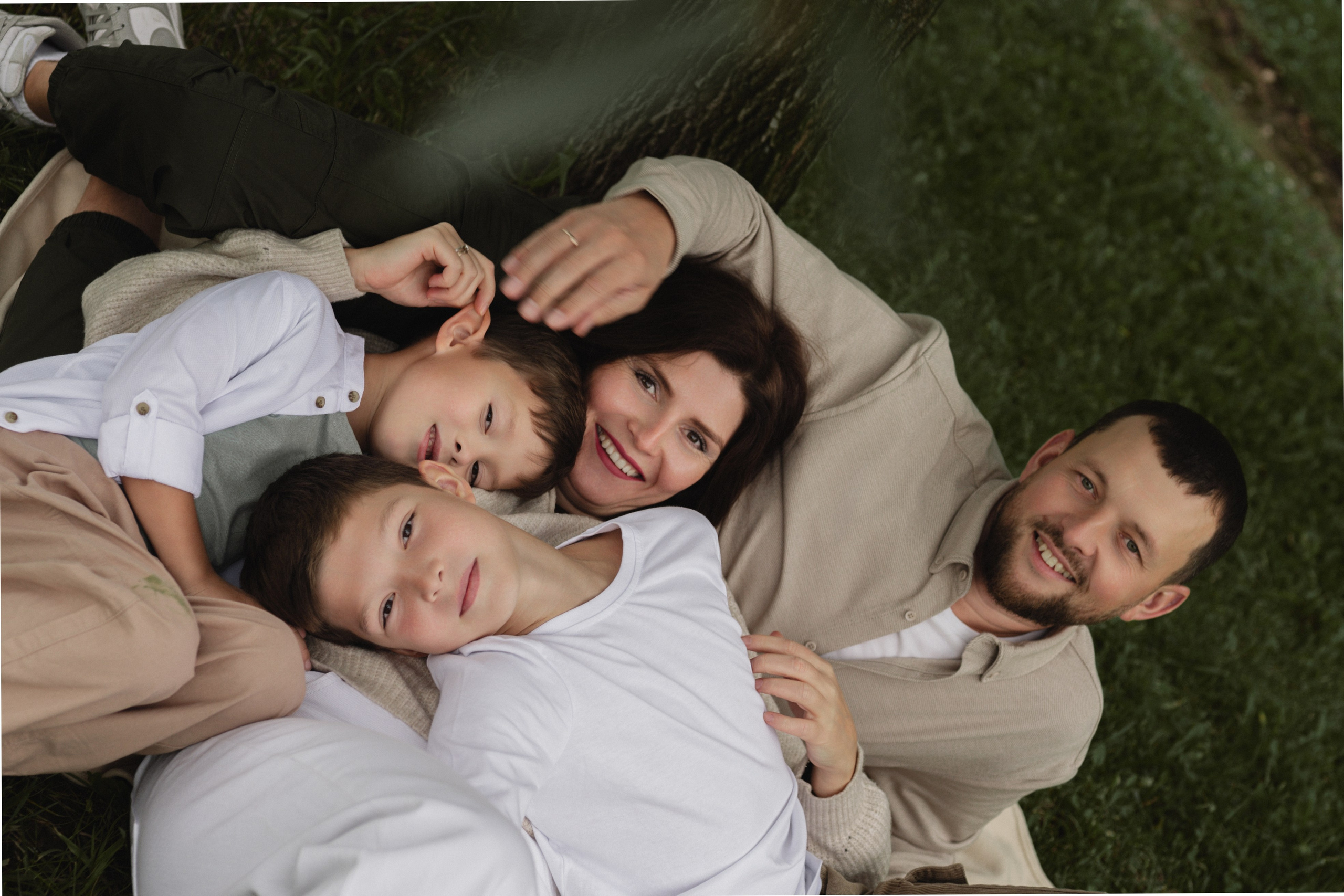 Светлана и Олег с сыновьями