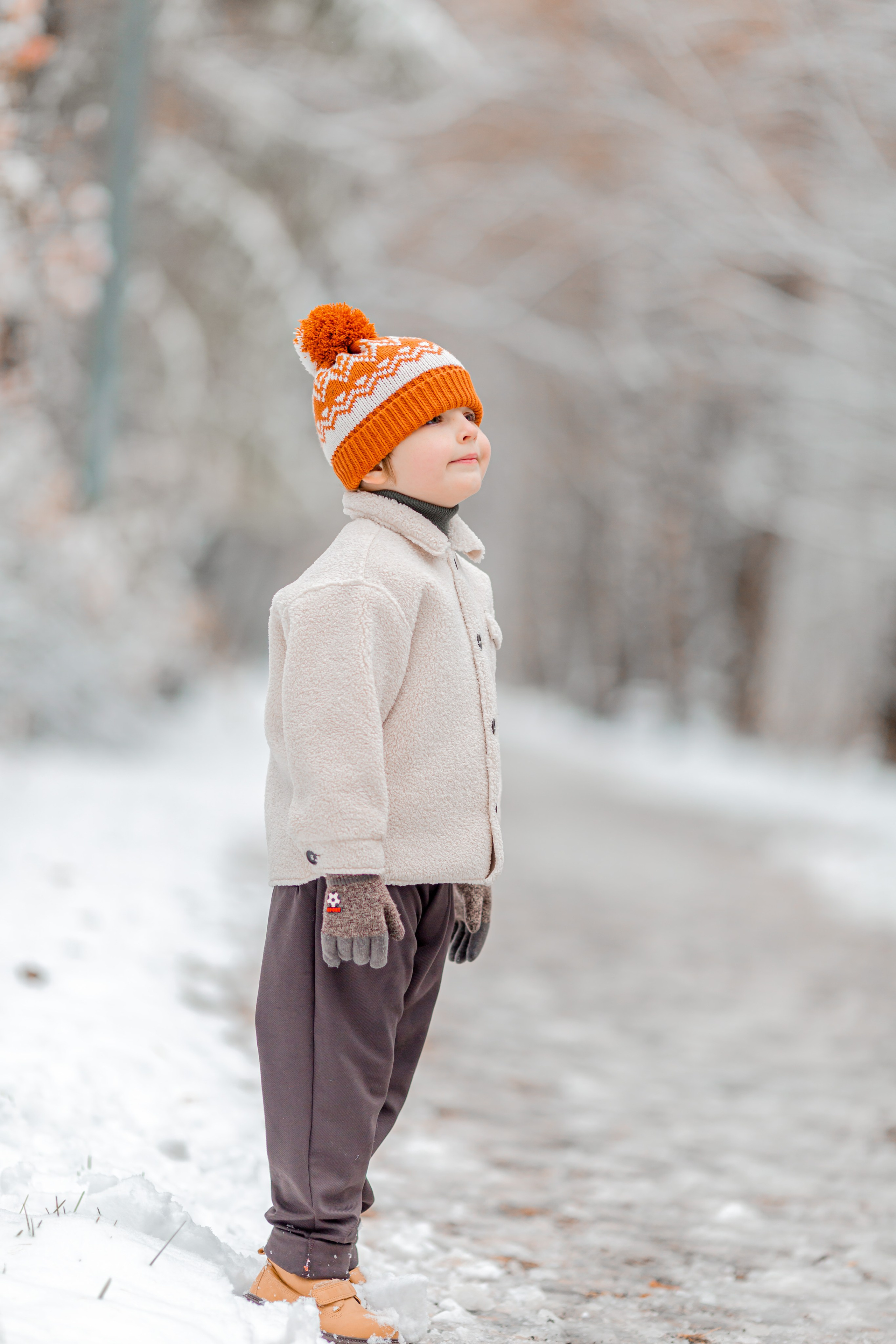 Зимний лес. Семейный и детский фотограф в Москве Алёна Кораблина