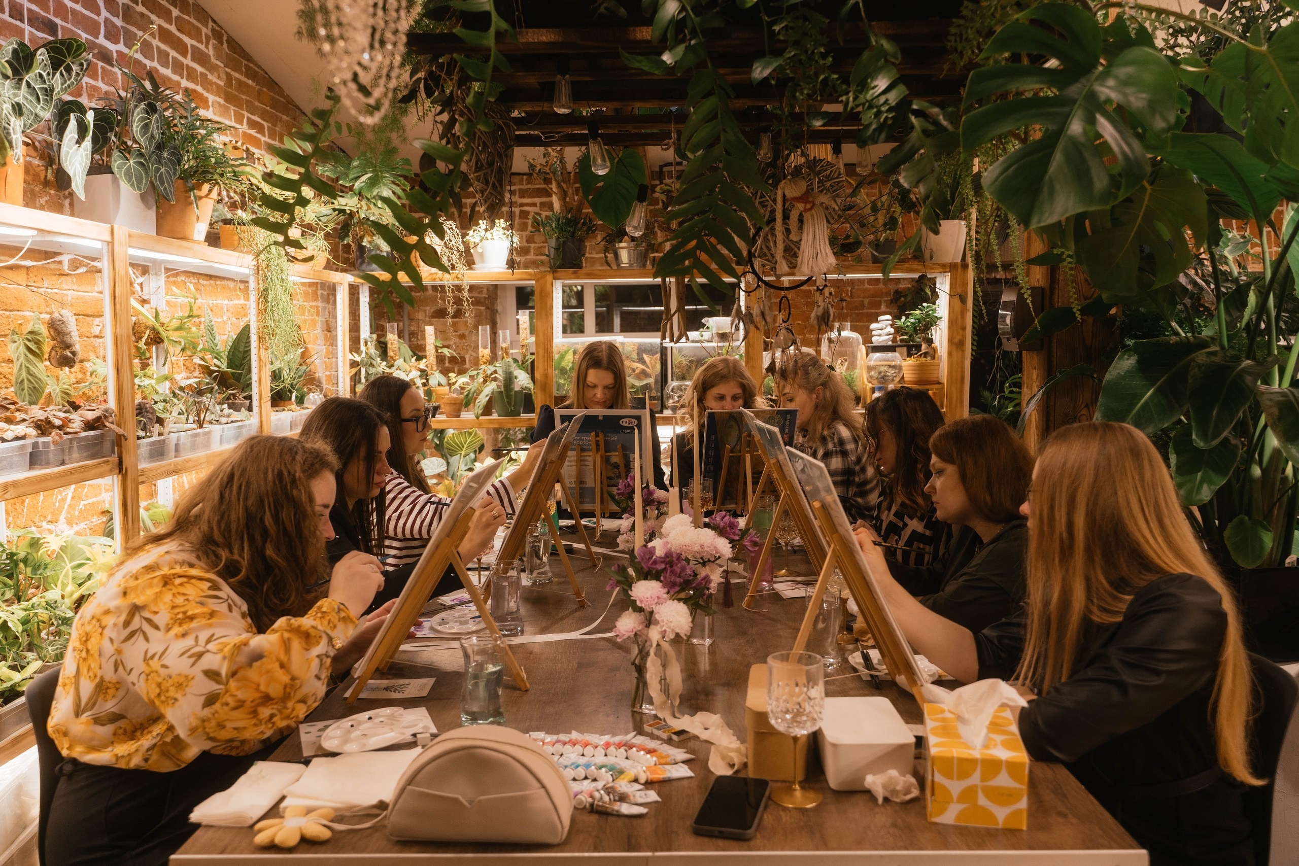 Мастер-класс по рисованию на день рождения. Свадебный, семейный фотограф в Рязани Лена Брант