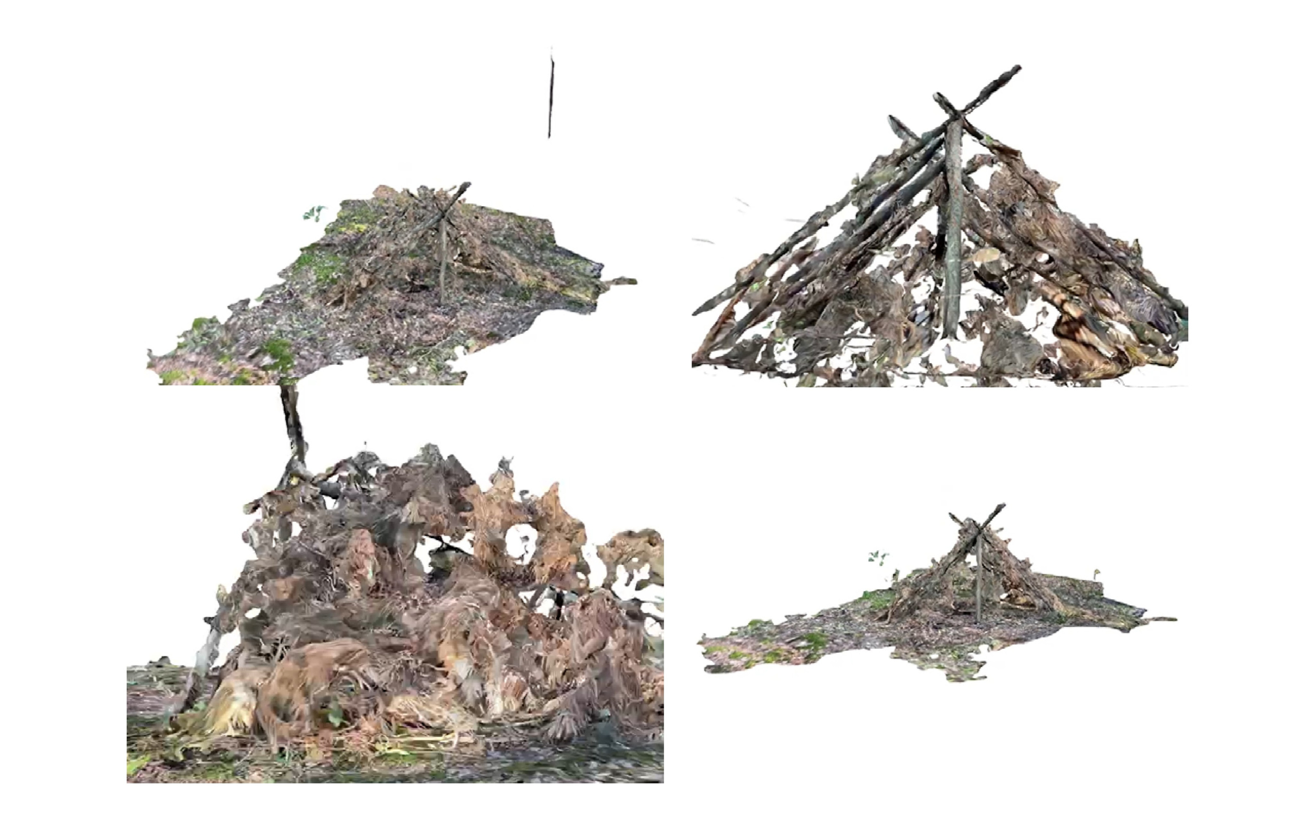 Hut of branches. Maria Pilkevich