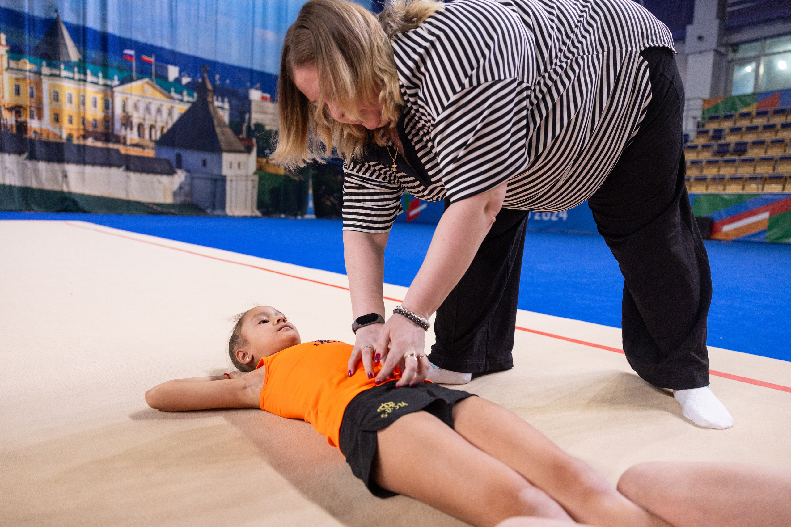 Мастер класс хореографа сборной России по художественной гимнастике Кирилла Баркана. Спортивный репортажный фотограф Казань Нафис Сиразетдинов