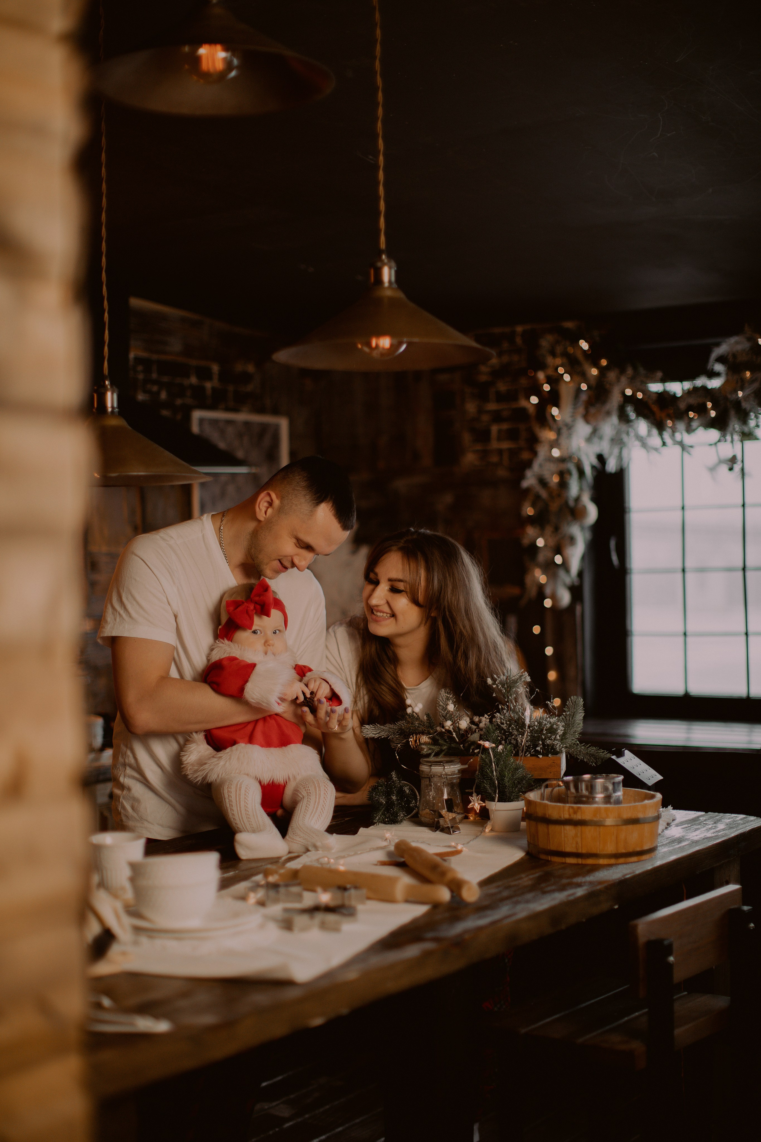 Первая новогодняя фотосессия малышки Эмилии. Фотограф в Нижнем Новгороде