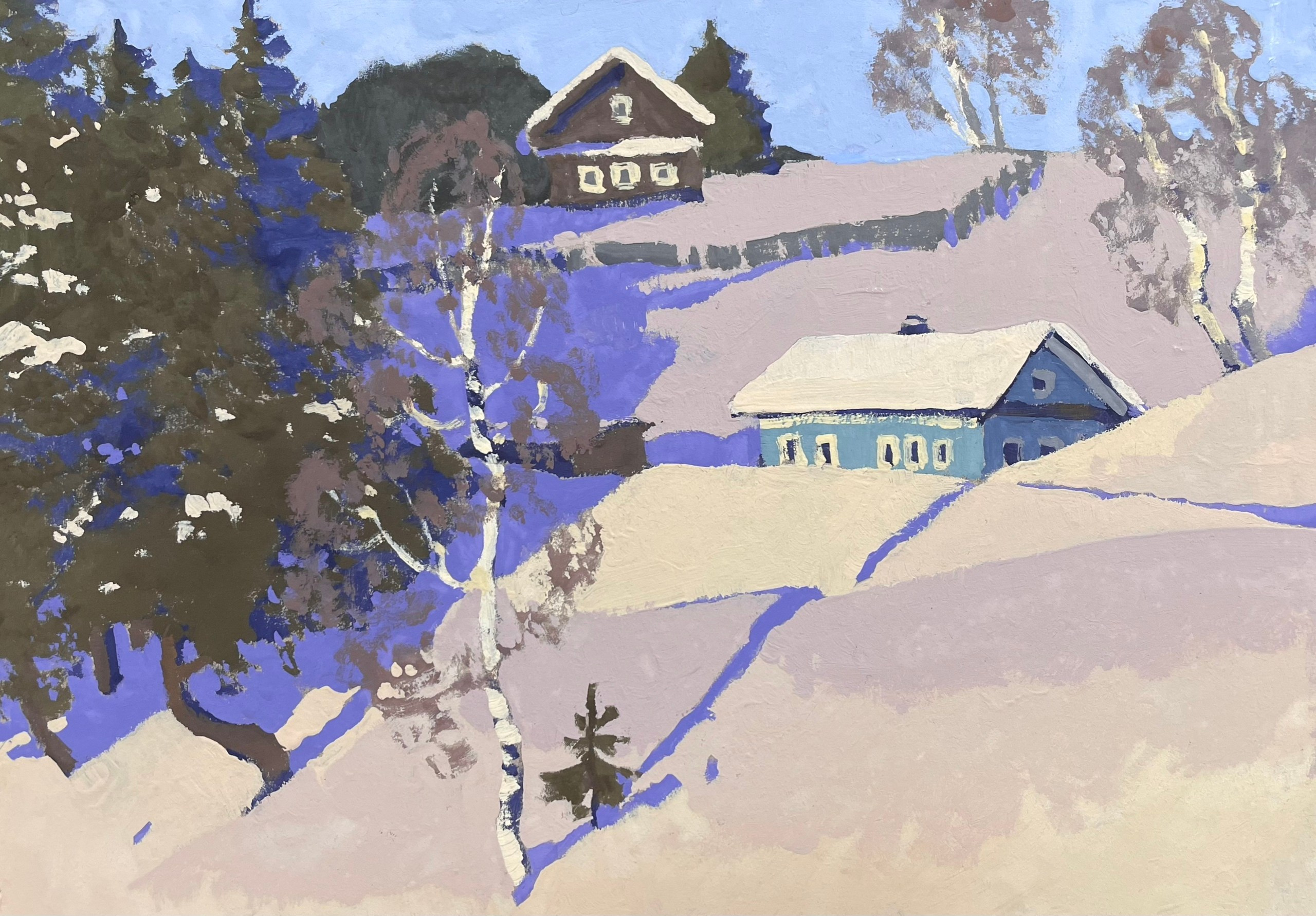 Вологодская область. Artist Lisa Vladimirova (lisawladimirowa)