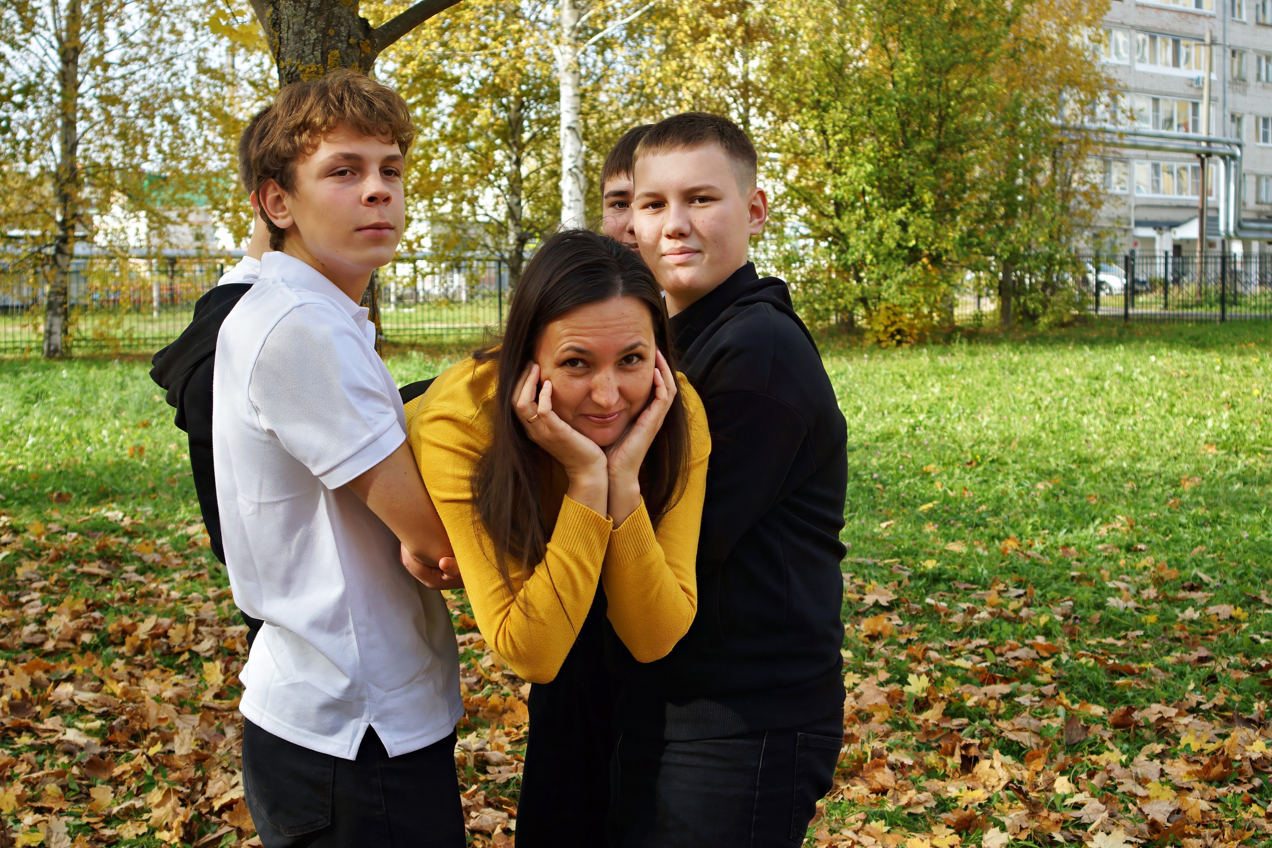 Осенняя фотосессия в школе г. Йошкар-Ола