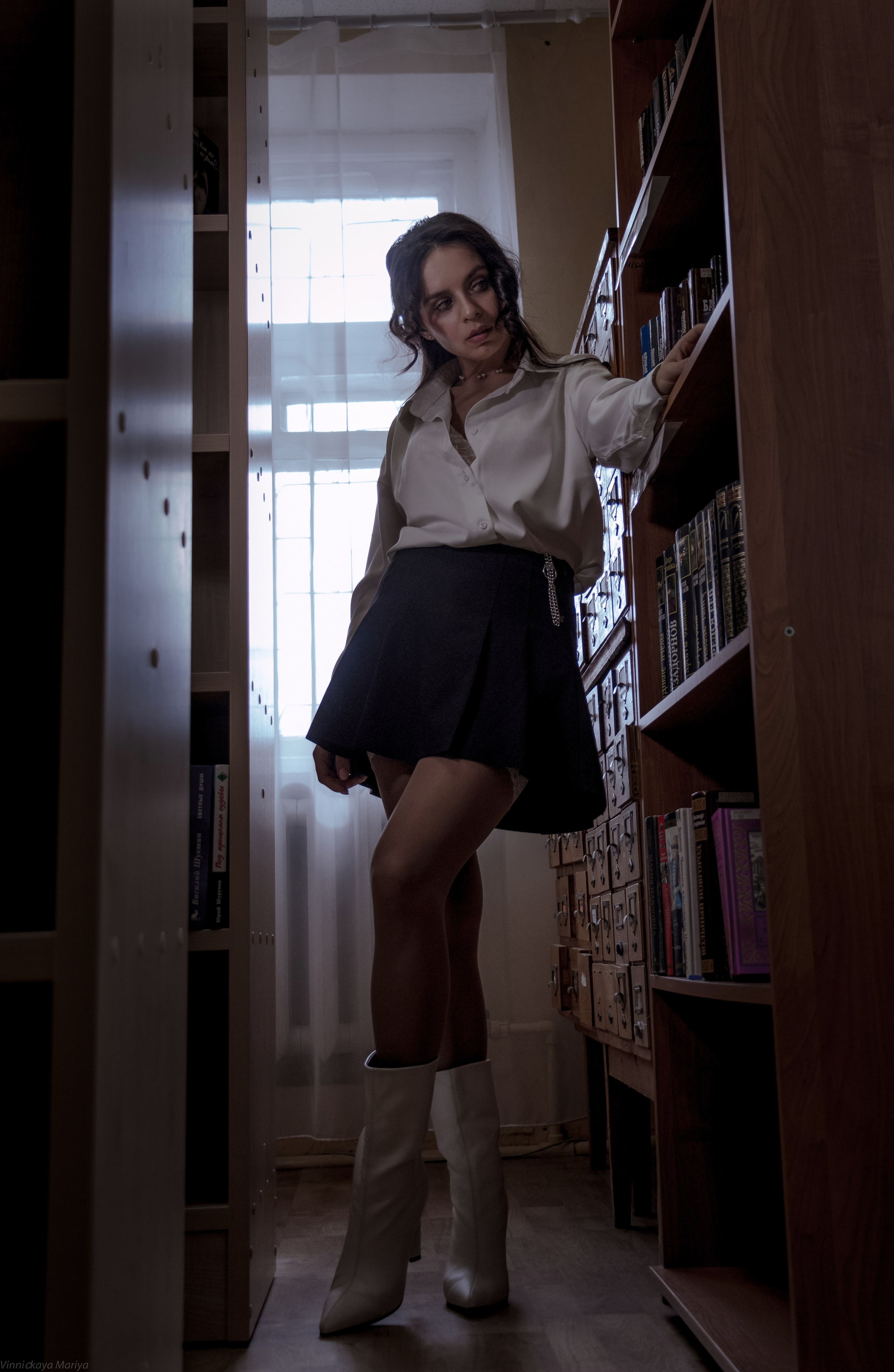 Нина . Библиотека. Фотограф Мария Винницкая