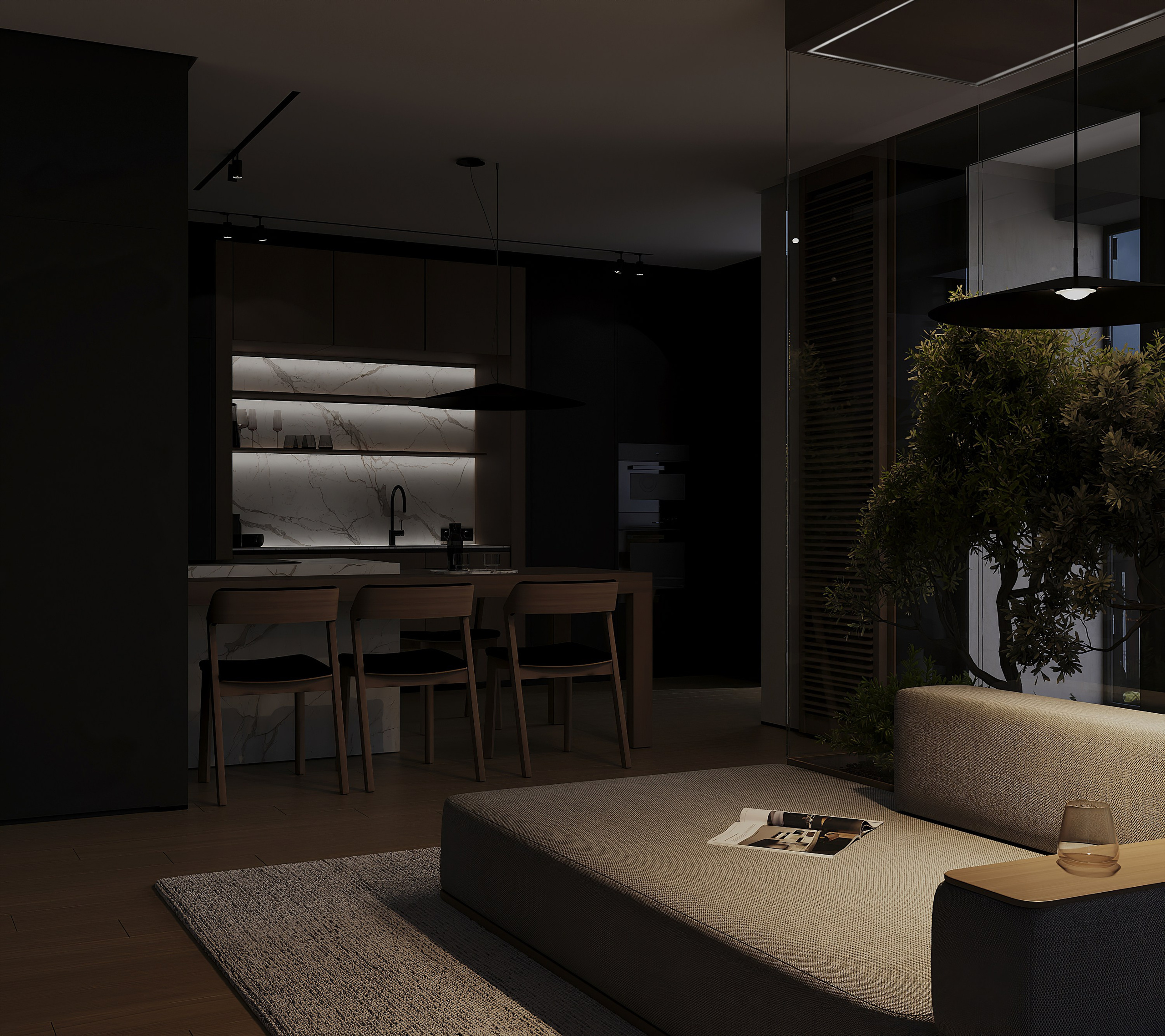 Г. Москва 3-комнатная квартира 104 кв.м. Дизайнер интерьеров г. Москва Ольга Богданова