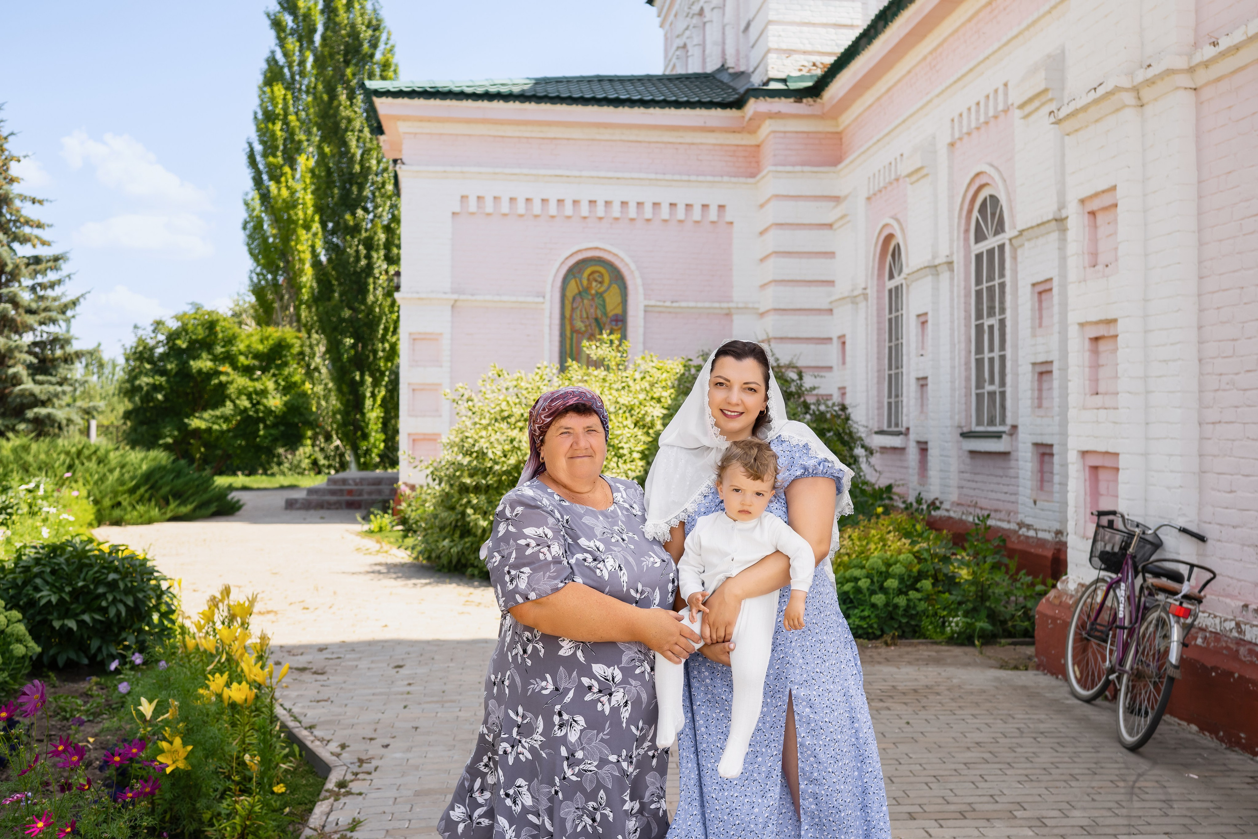 С. Городище. Храм Архангела Михаила. Церковный фотограф на Таинство Крещения и Венчания в Оренбурге и Оренбургской области Екатерина Белкина