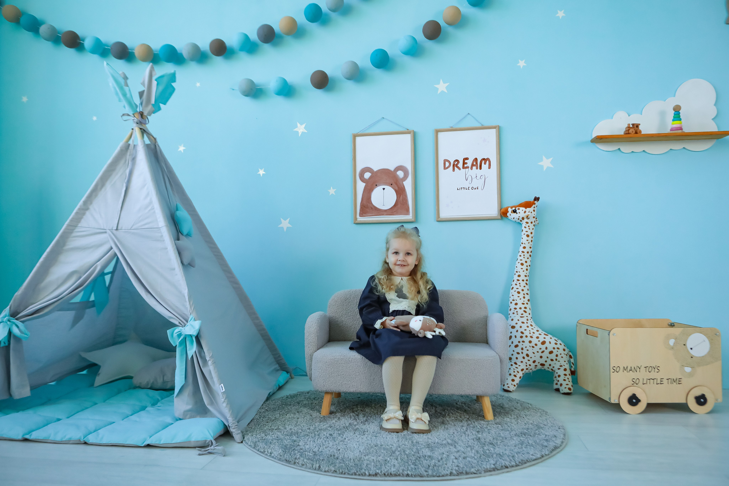 3 годика Леночке. Фотограф г. Хабаровск. Семейные и индивидуальные съёмки