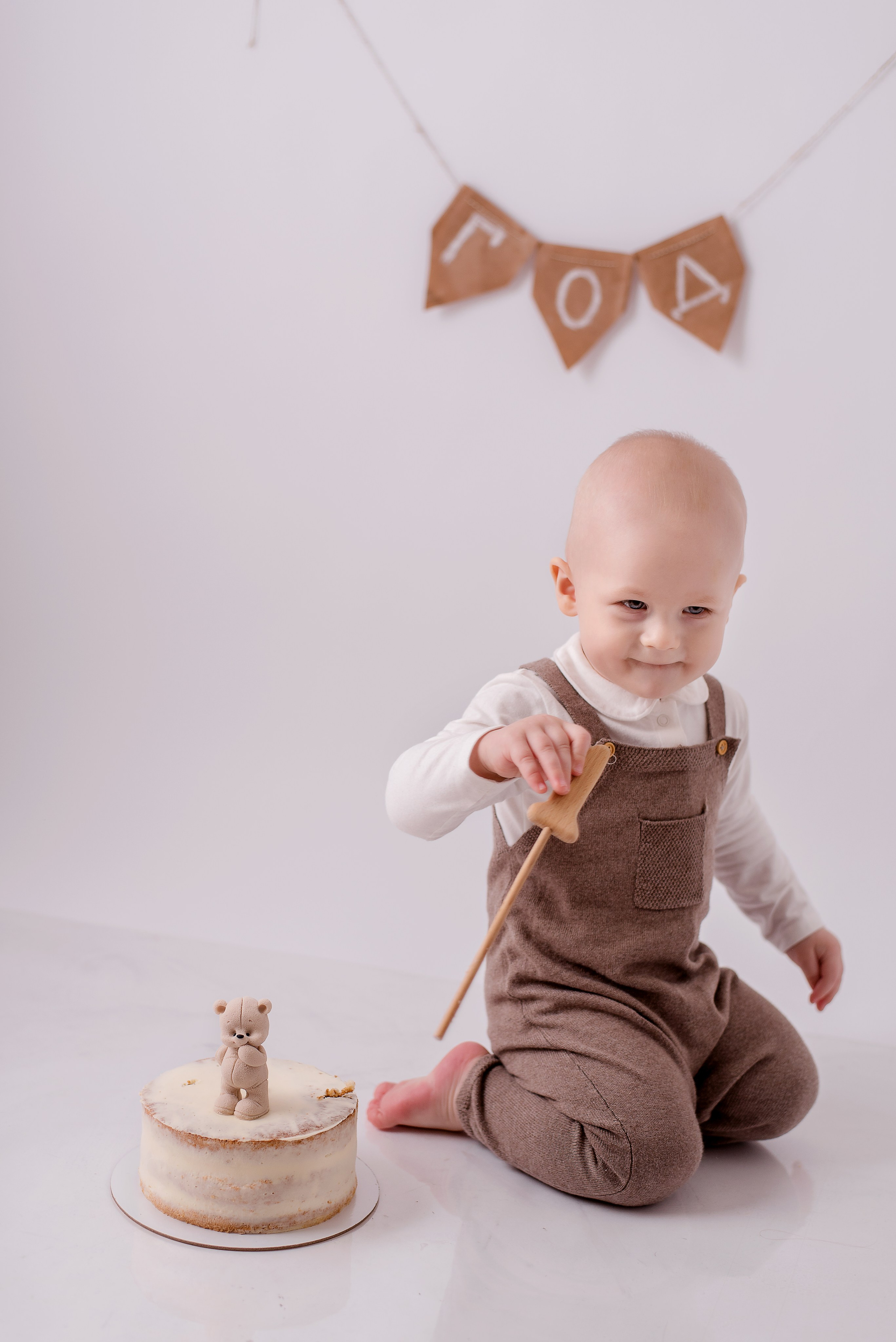 1 год семейная. Детский фотограф в Долгопрудном и Москве