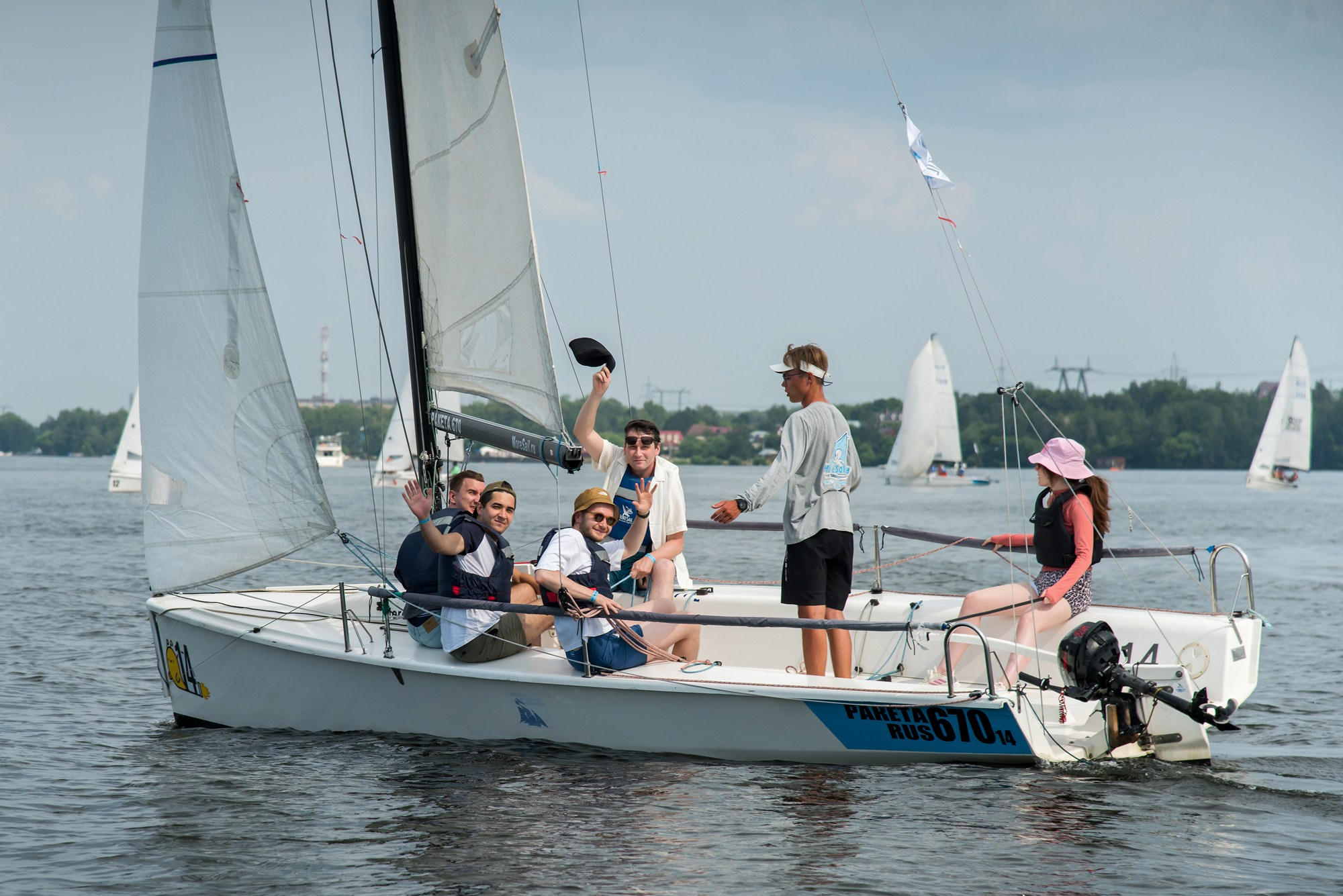 Парусная регата. Anzhina1.wfolio.pro