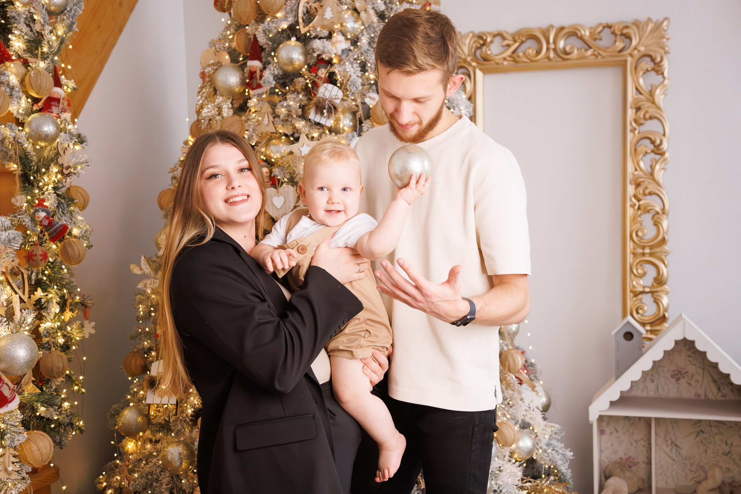 Семейная + новогодняя. Анастасия, Фотограф женского портрета и беременности в стиле vogue