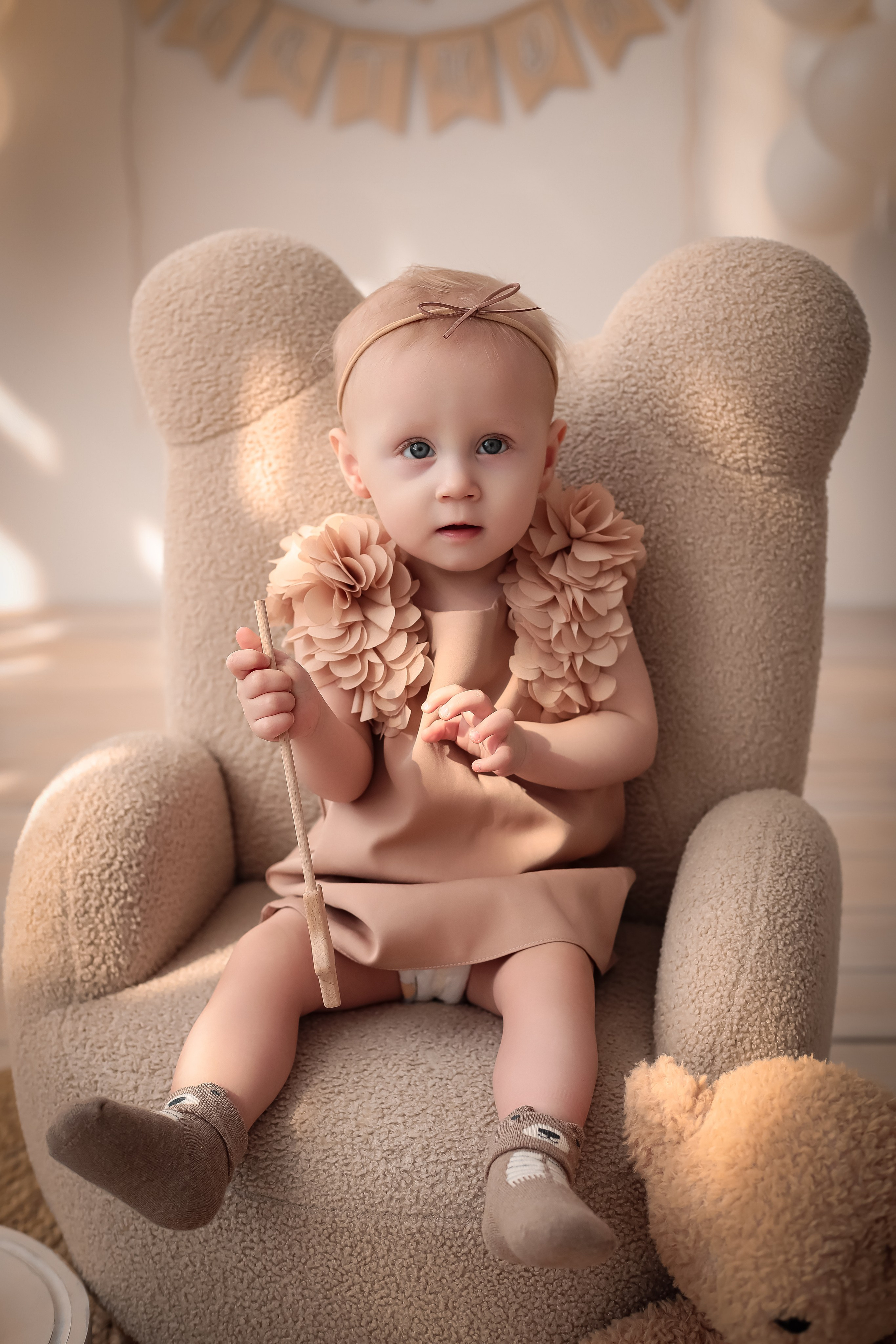 1 годик Эмилии. Фотограф г. Хабаровск. Семейные и индивидуальные съёмки