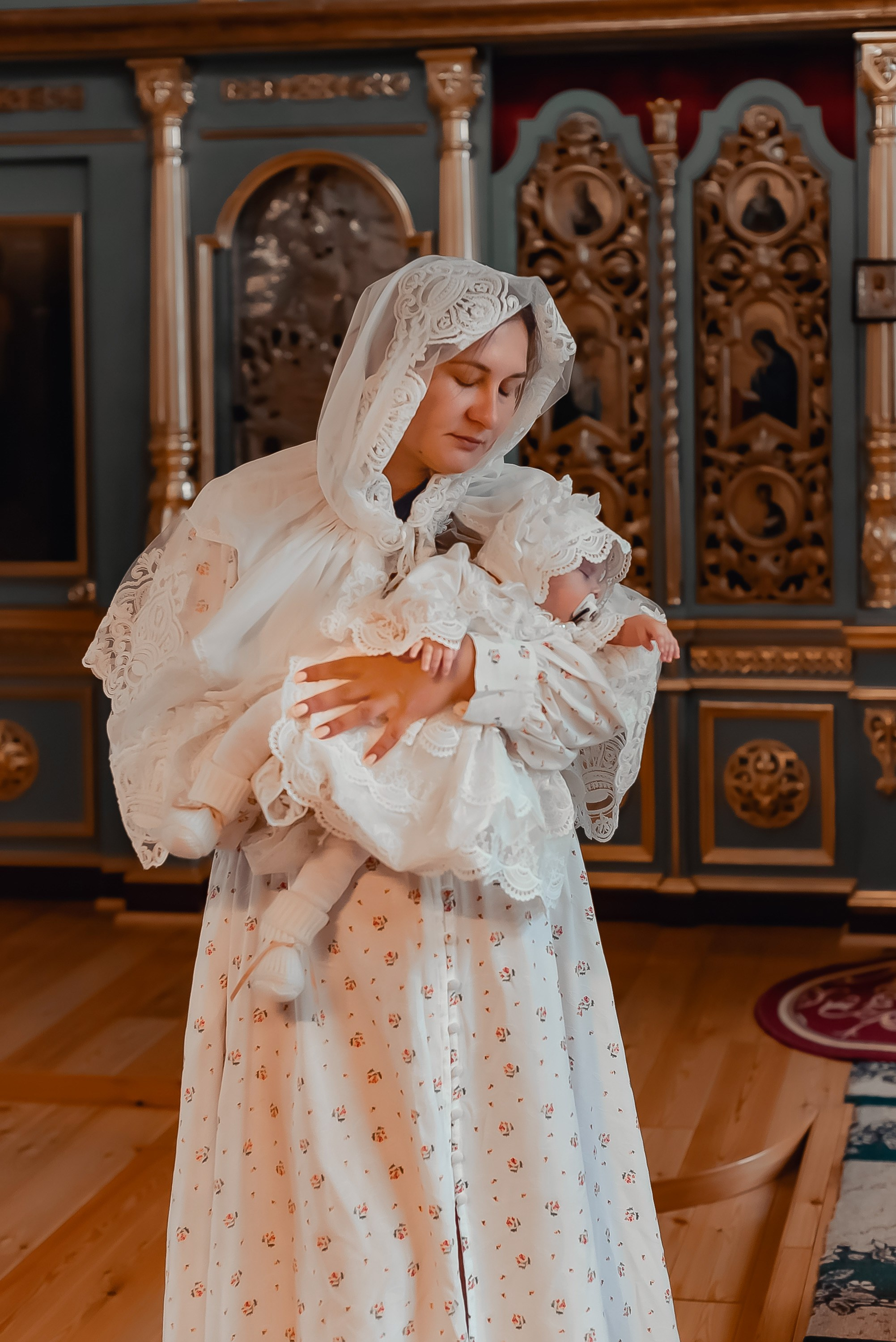 Крещение Стефании. Фотограф Тула творческие фотосессии недорого Ольга Ромашина
