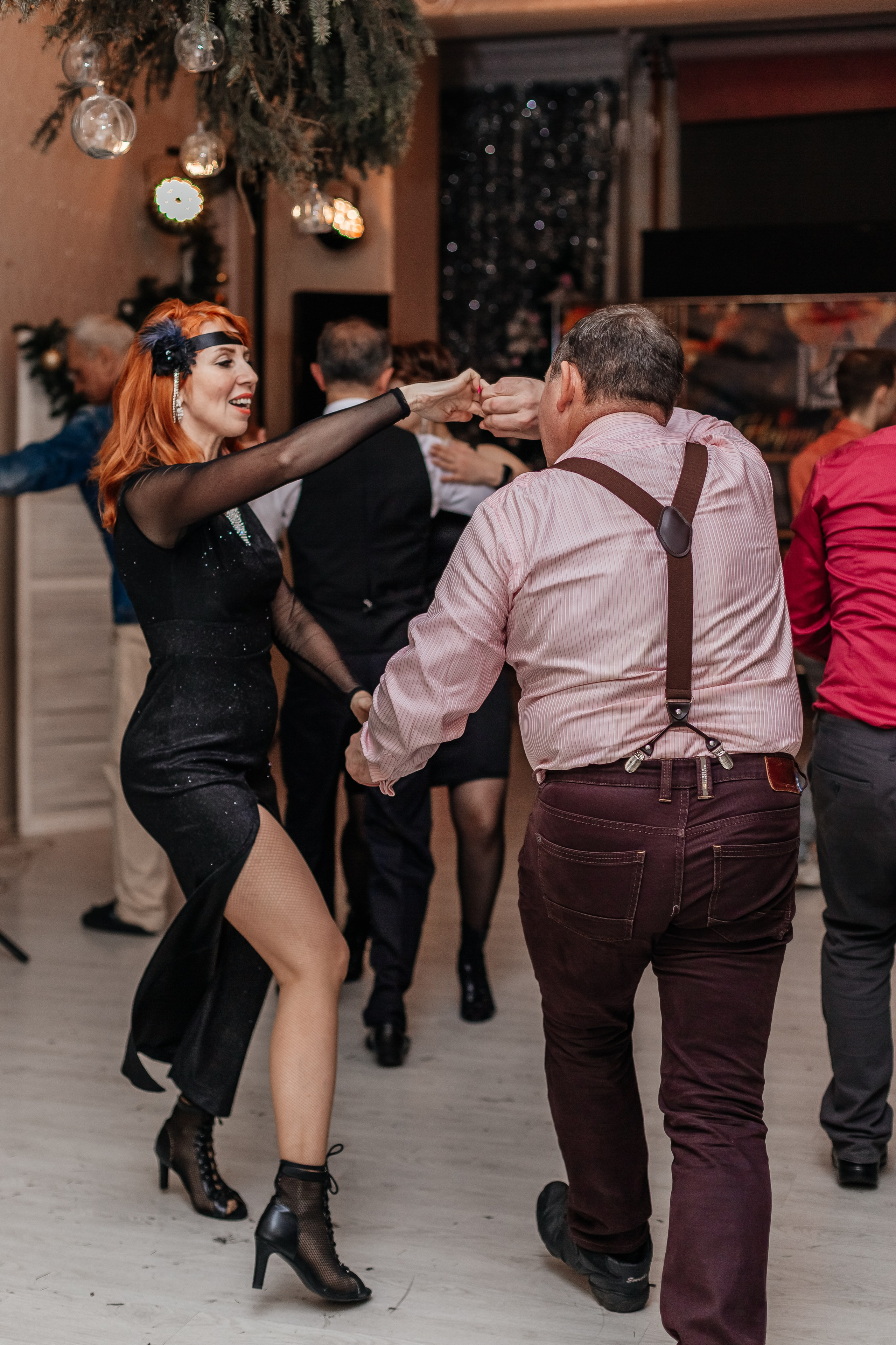 Новогодняя танцевальная хастл-вечеринка в стиле Гетсби. Фотограф Краснодар Марго Хелбен