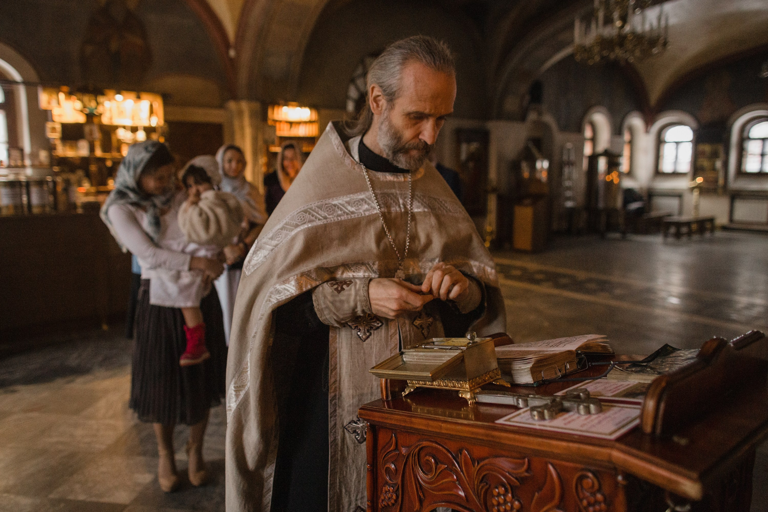 Крещение. Репортажный и свадебный фотограф в Москве Лена Таращенко